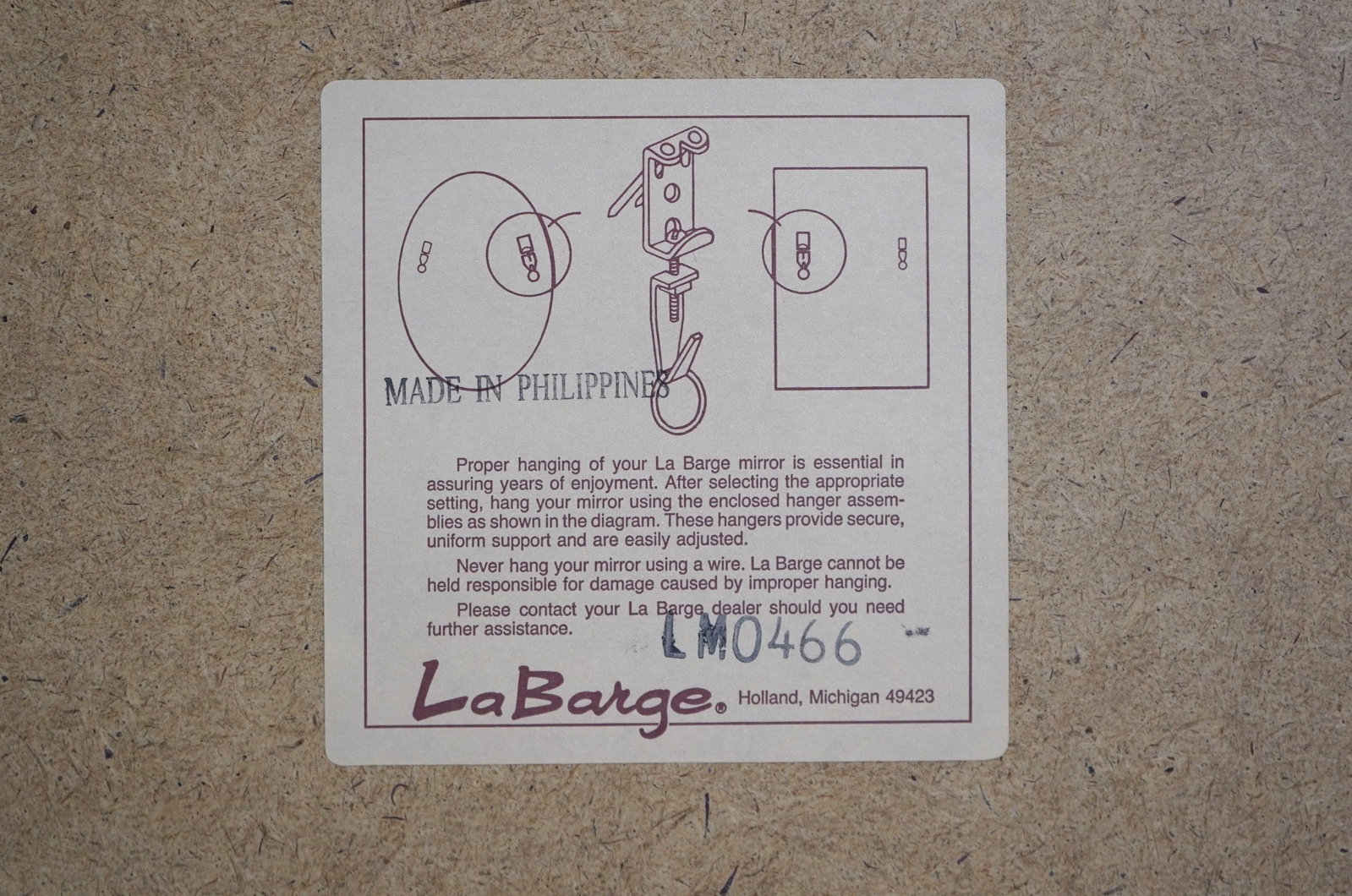 Labarge Lm-0466 Gold Frame Decorator Mirror - 12