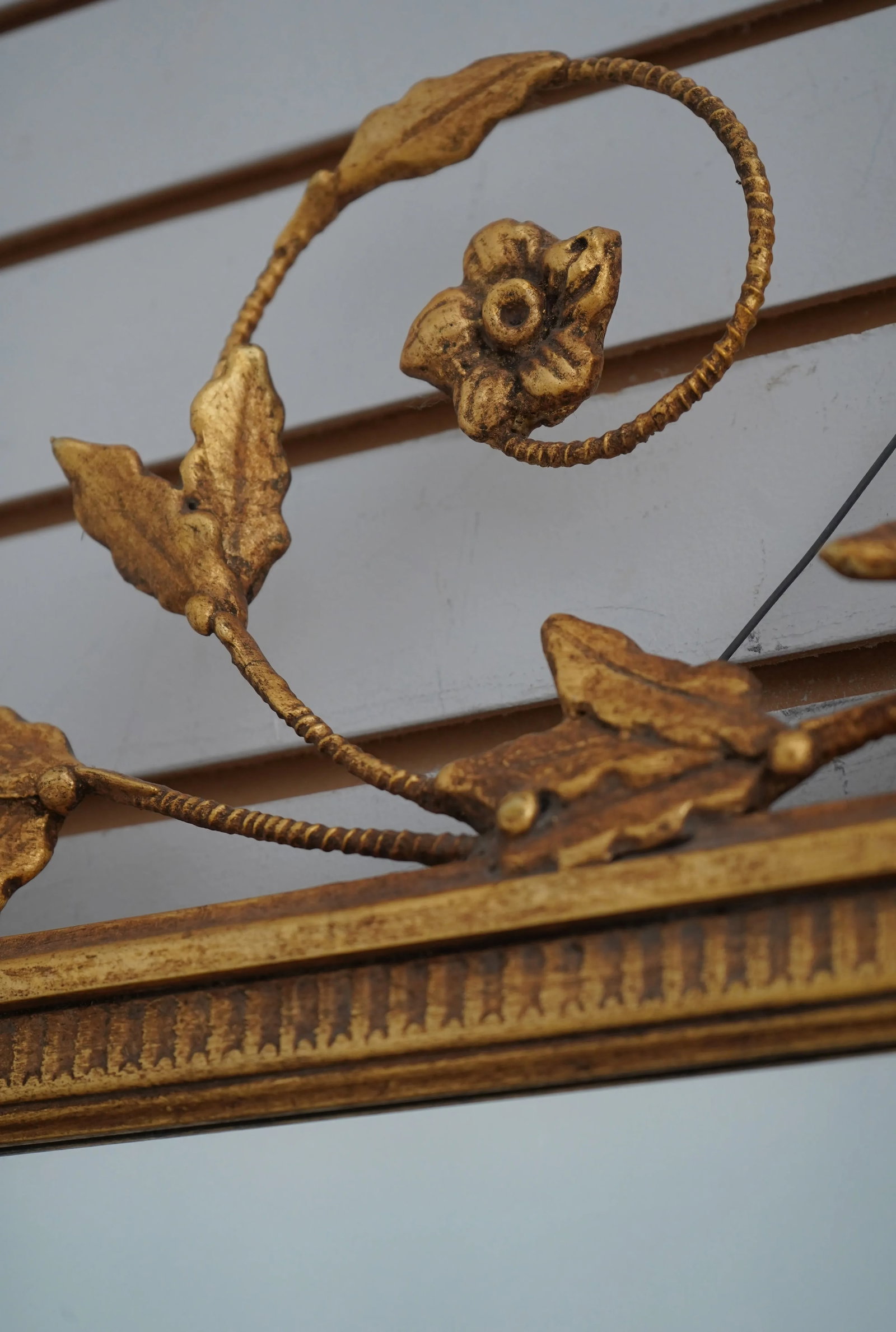Friedman Brothers Adams Style Gold Frame Mirror - 10