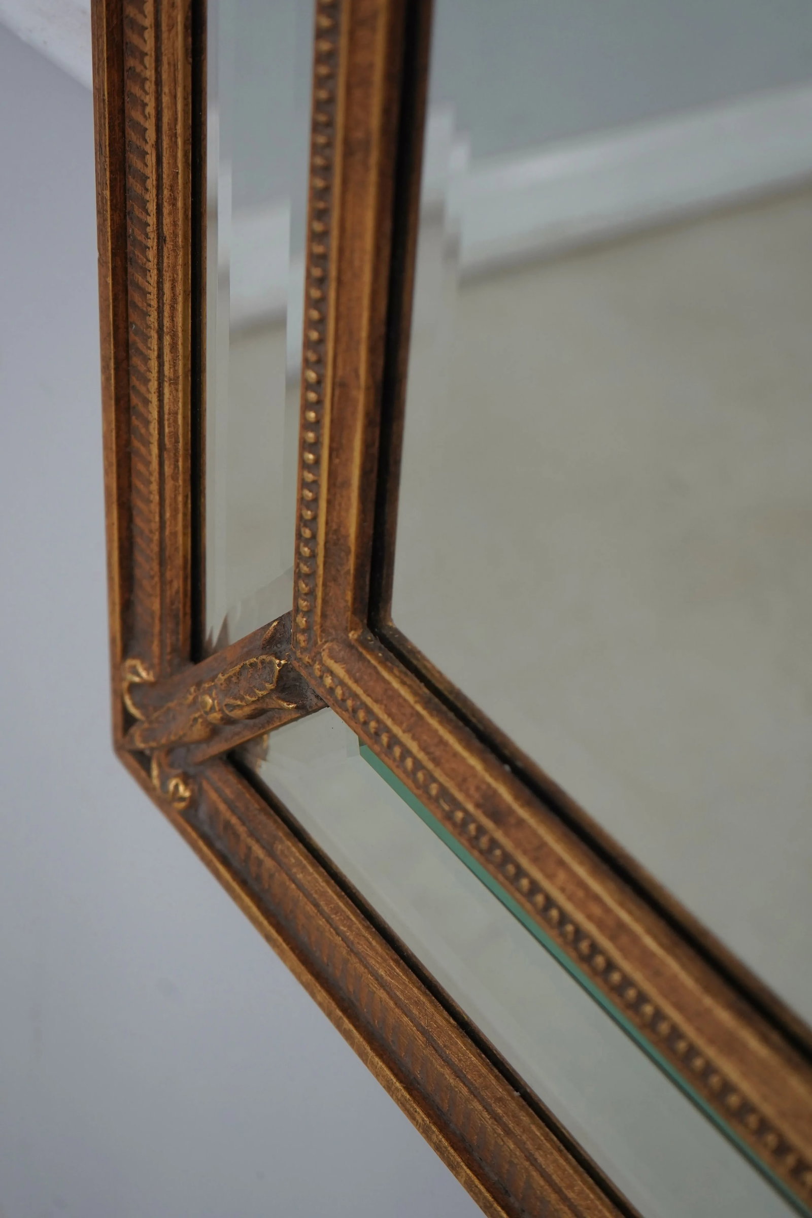 Friedman Brothers Adams Style Gold Frame Mirror - 6