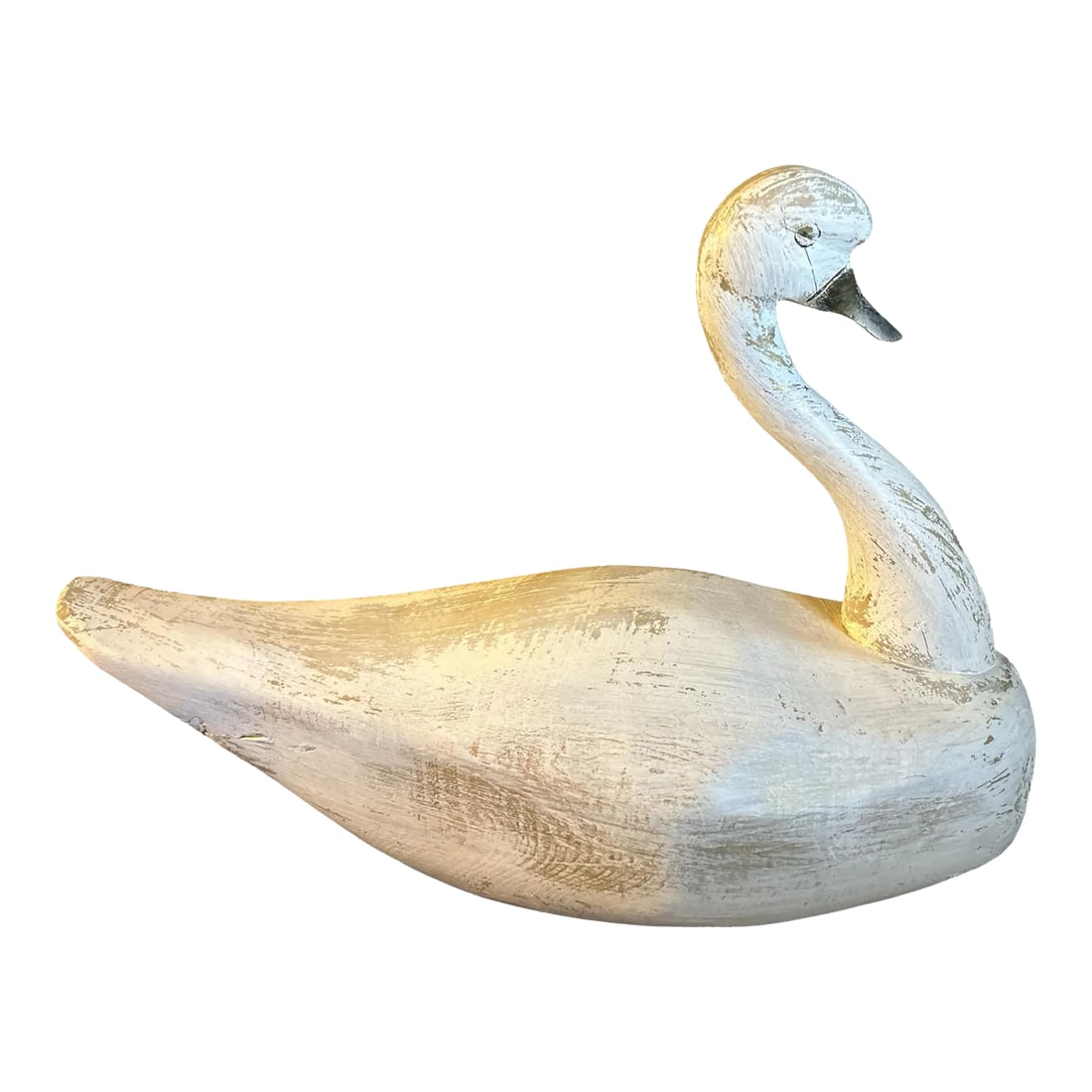 Antique Wood Carved Swan (1 of 8)