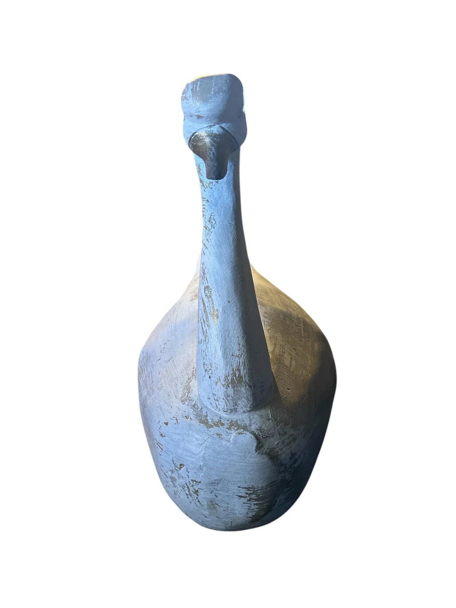 Antique Wood Carved Swan - 2