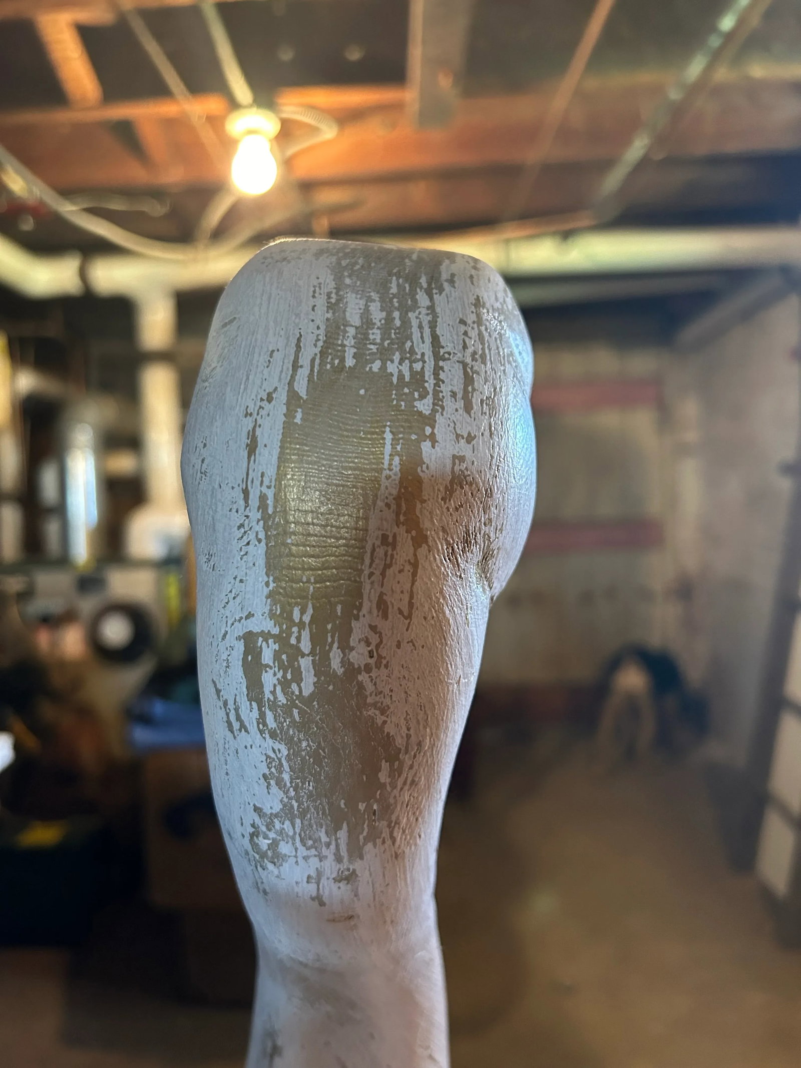Antique Wood Carved Swan - 7