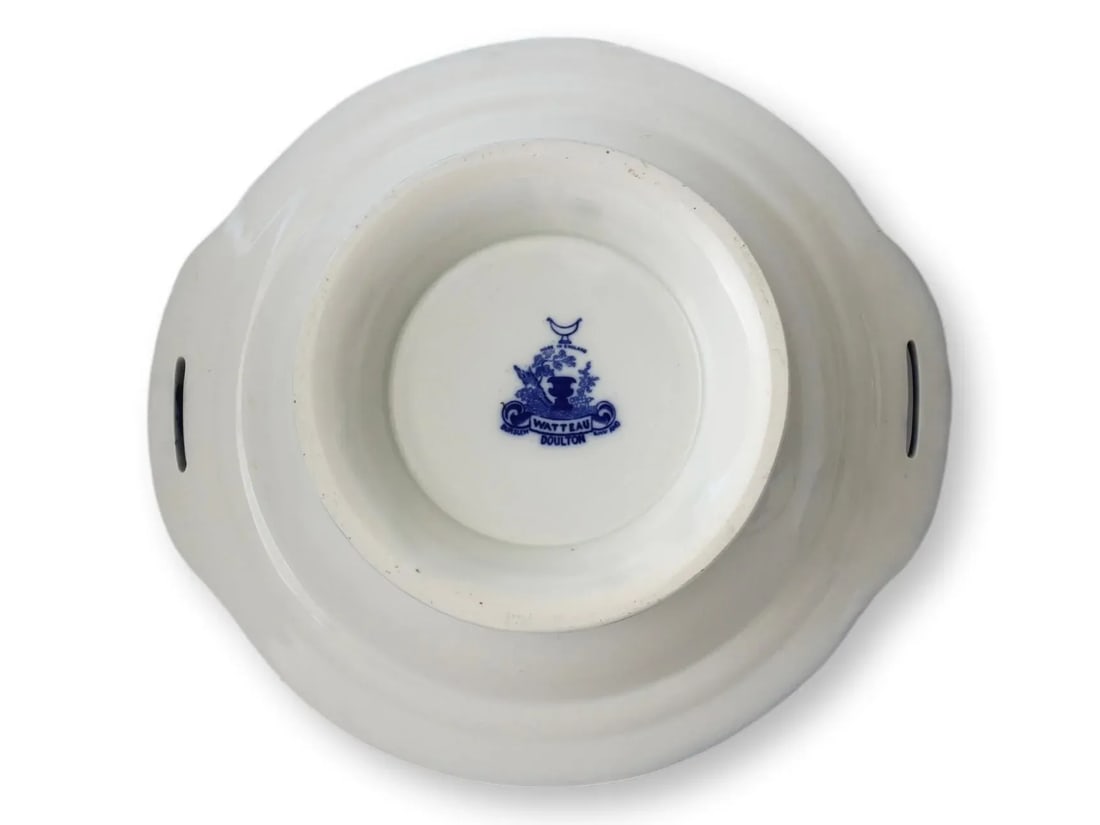1920s Doulton Watteau Covered Dish - 8