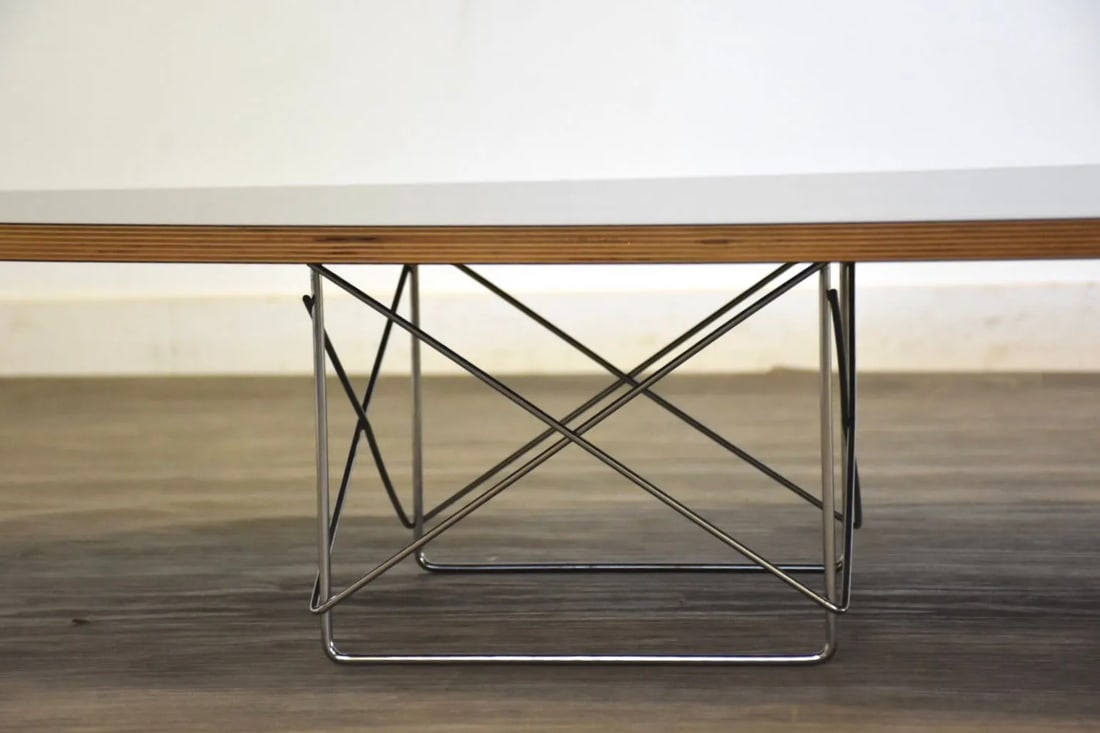 1990s Eames Herman Miller 89" Oval Coffee Table - 5