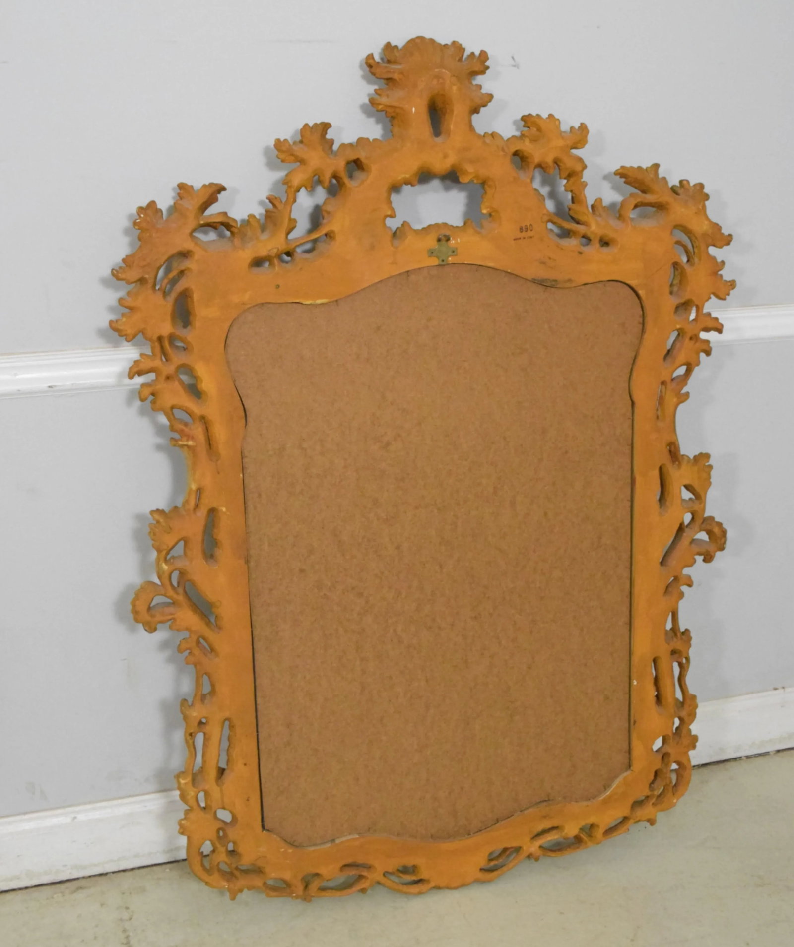 Italian Rococo Style Gold Gilt Beveled Mirror - 9