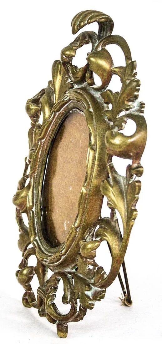 19th Century English Gilt Bronze Rococo Frame - 3