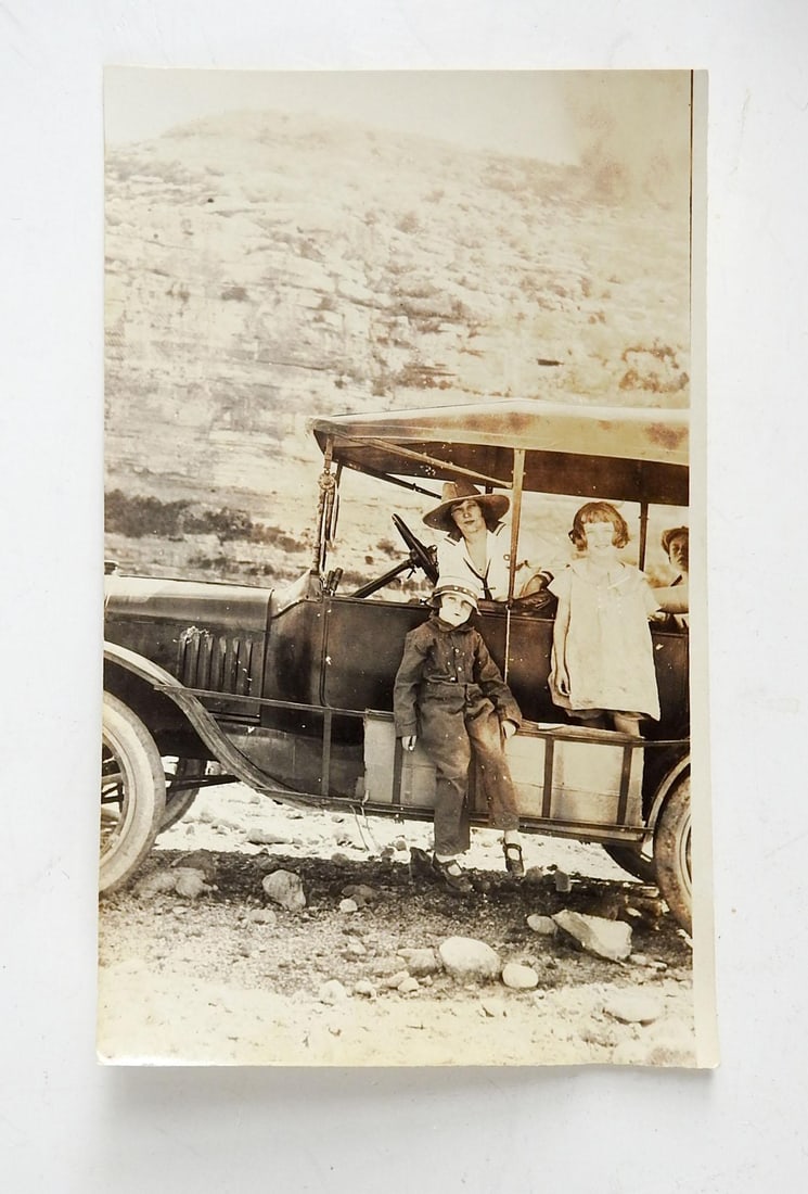 Vintage C. 1915 Adventurous Family Off Road Trip & Roughing It - 2