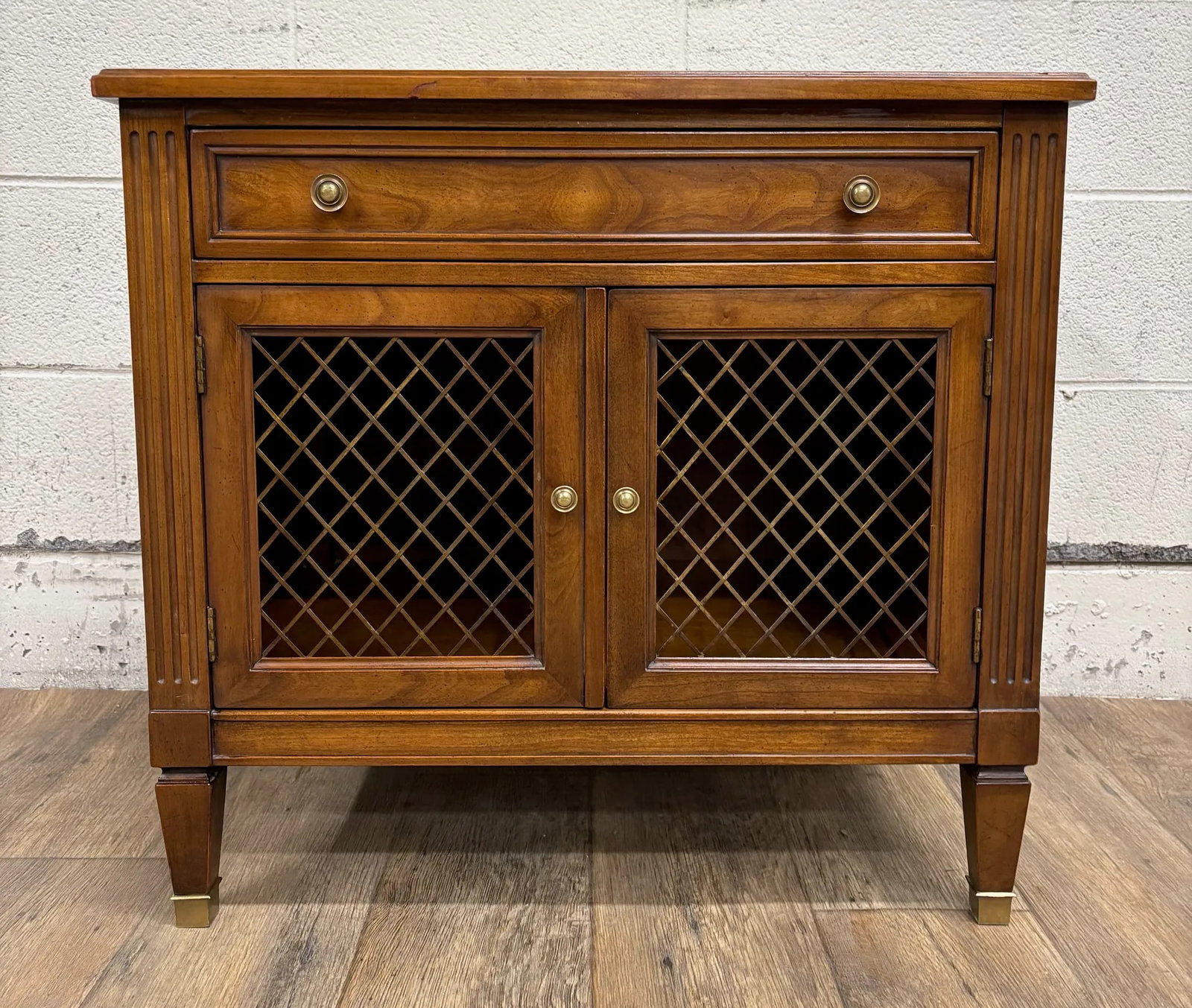 Vintage Kindel Belvedere Mid Century Cherry Regency Style Nightstand - 2