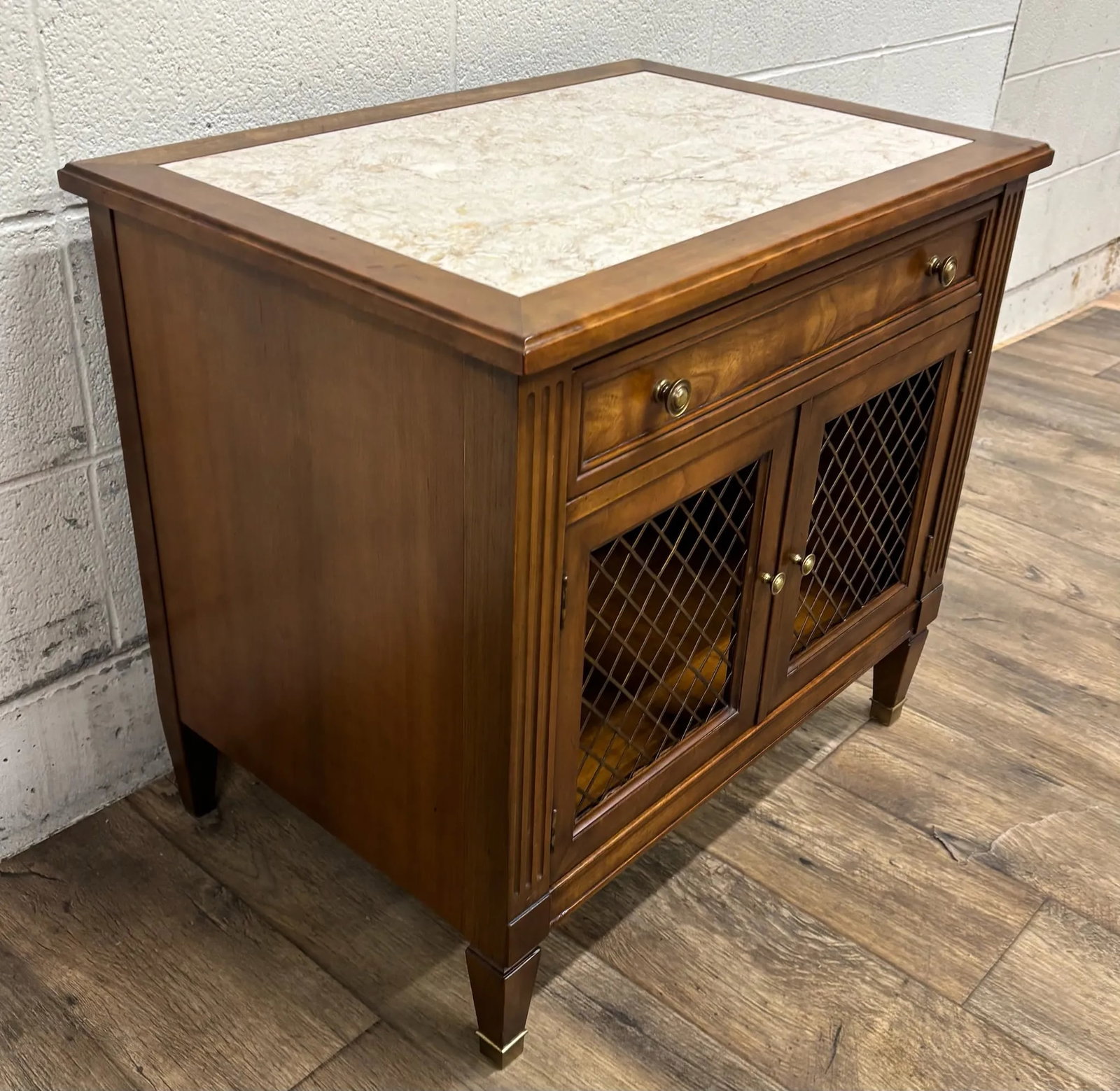 Vintage Kindel Belvedere Mid Century Cherry Regency Style Nightstand - 3