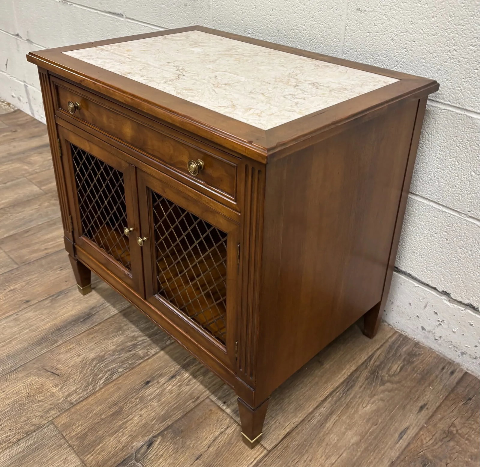 Vintage Kindel Belvedere Mid Century Cherry Regency Style Nightstand - 4