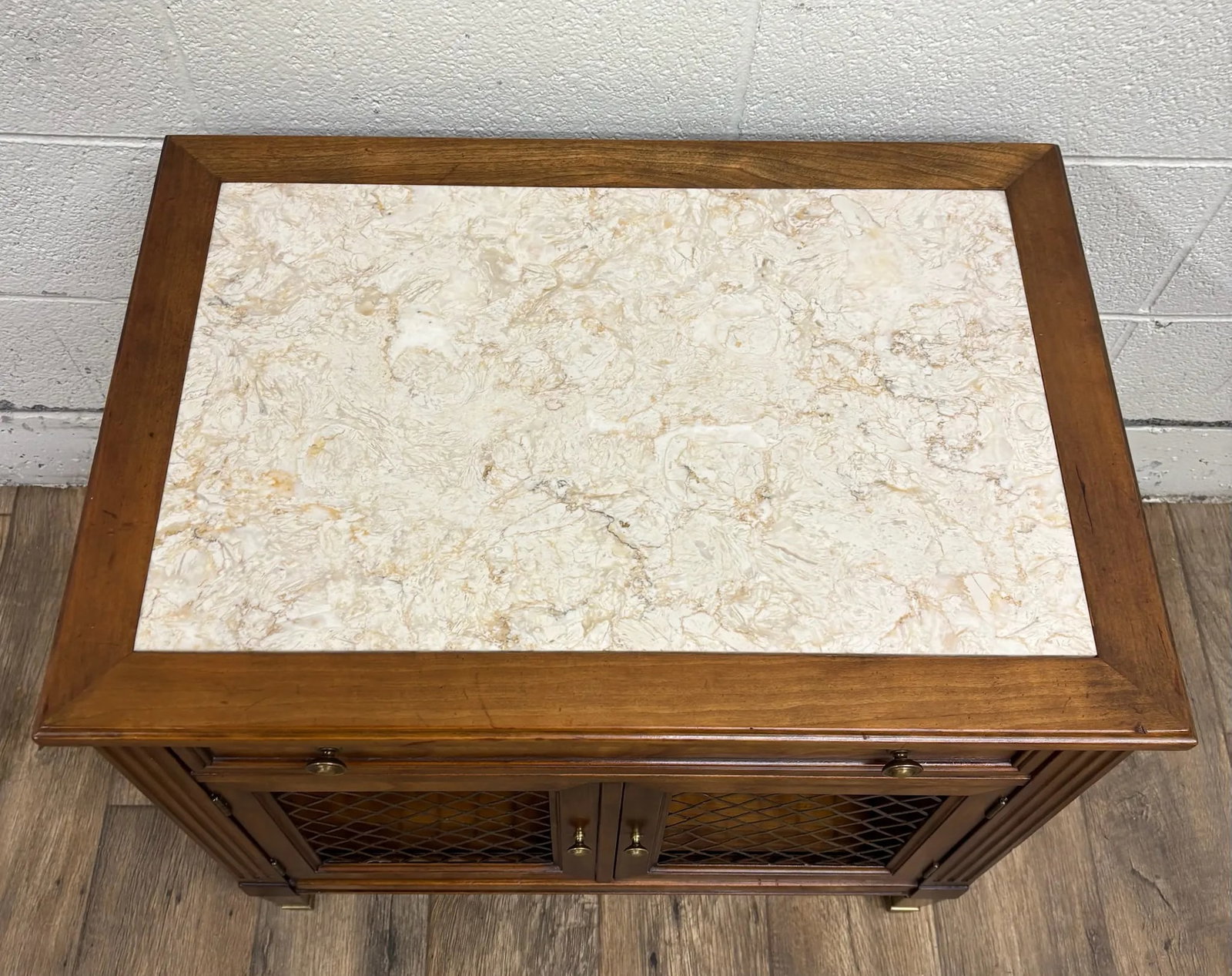 Vintage Kindel Belvedere Mid Century Cherry Regency Style Nightstand - 5