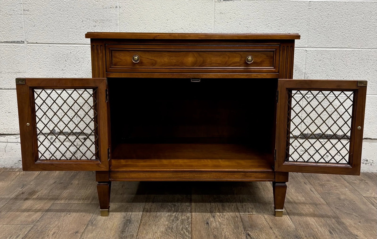 Vintage Kindel Belvedere Mid Century Cherry Regency Style Nightstand - 9