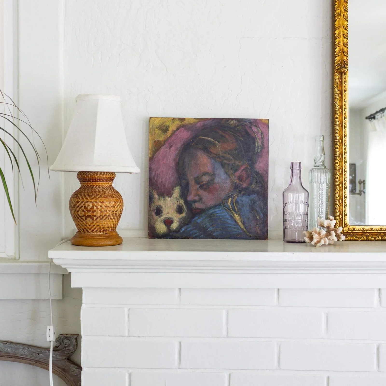 Colorful Figurative Portrait Painting of a Sleeping Girl by Amy Scherer - 5
