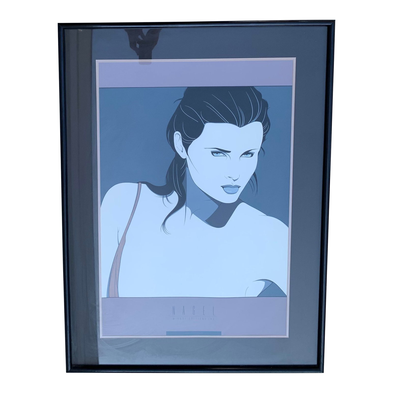 1980s Patrick Nagel Serigraph. Commemorative No. 14: 1980s Patrick Nagel Serigraph. Commemorative No. 14 matted and framed. Patrick Nagel (1945-1984) was an American artist and illustrator. He created popular illustrations on board, paper and canvas,