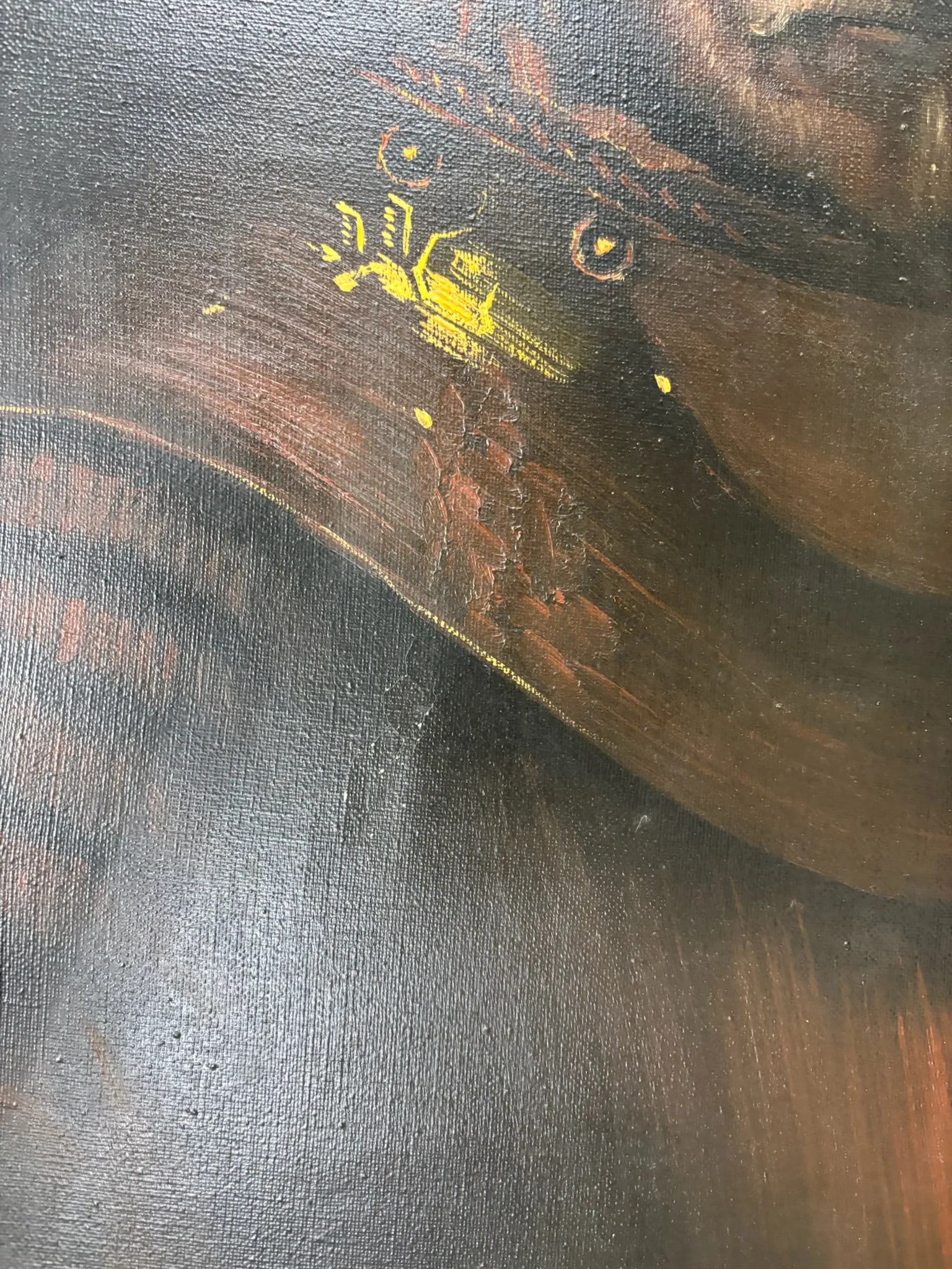 Vintage Frank McCoy "The Man With the Golden Helmet After Rembrandt" Portrait - 6