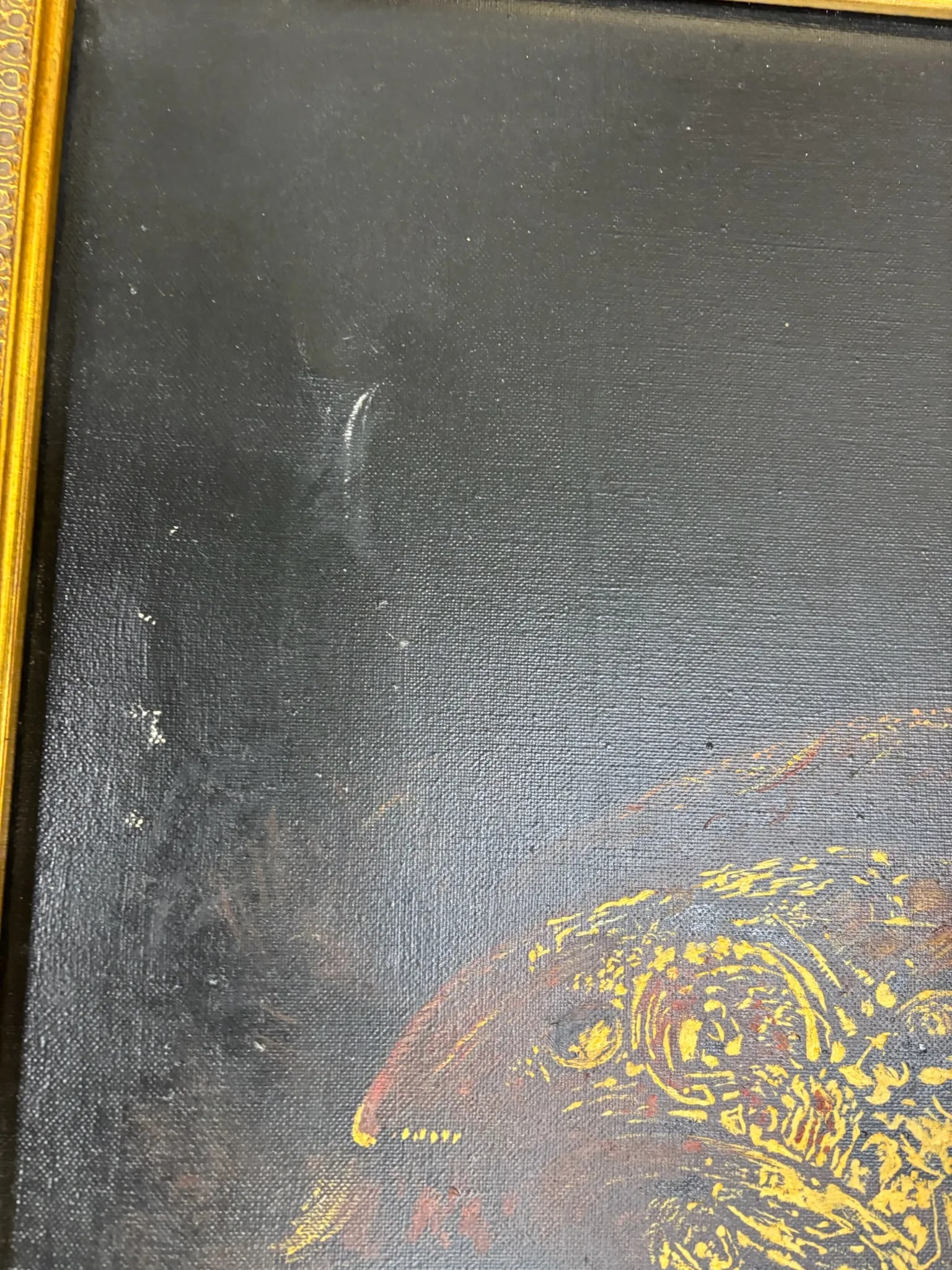Vintage Frank McCoy "The Man With the Golden Helmet After Rembrandt" Portrait - 7