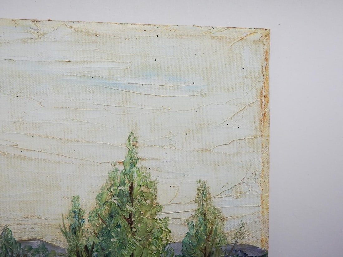 Mid 20th Century Impressionist River Landscape Painting - 3