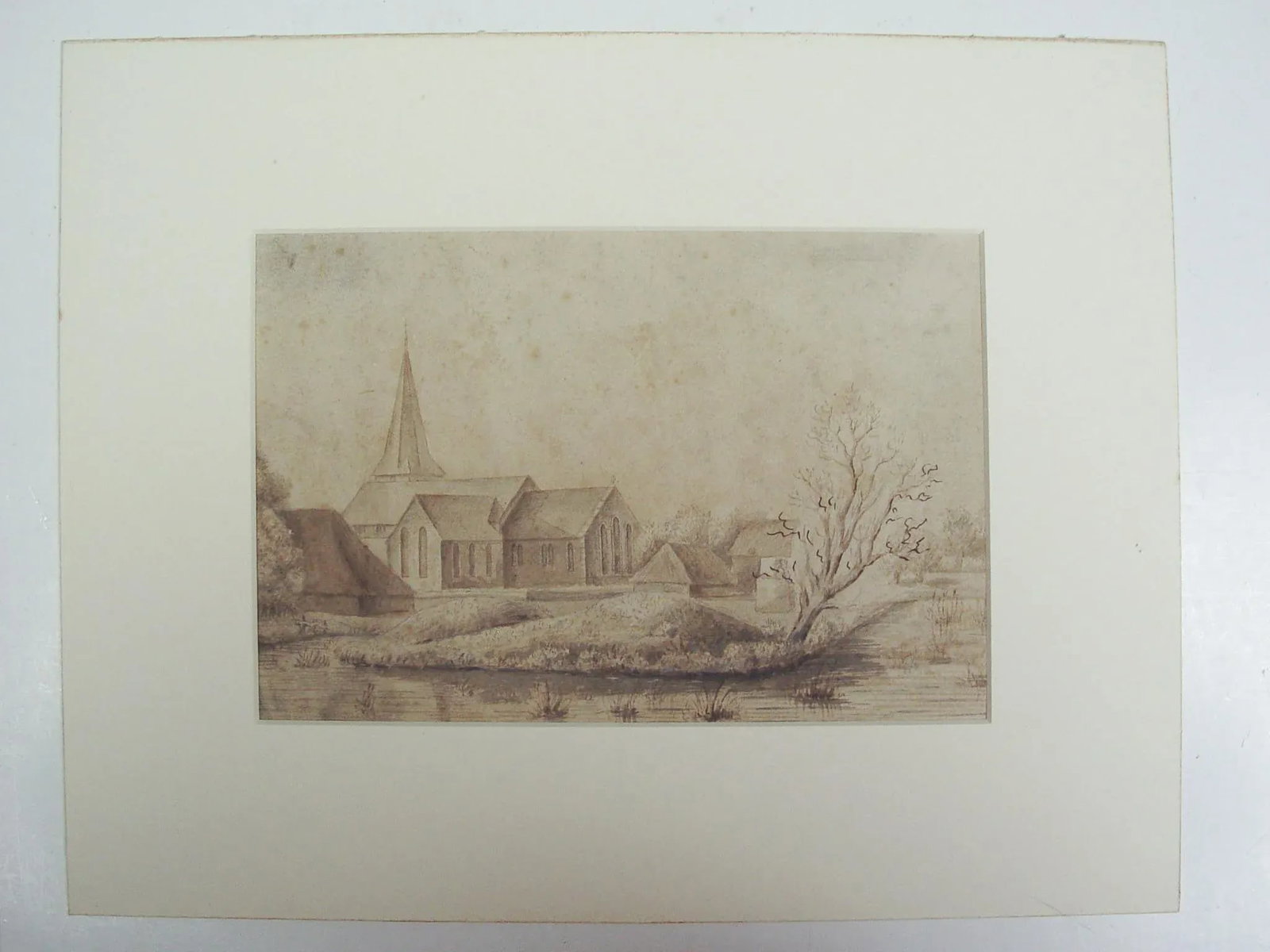 Late 19th Century Church of St Thomas a Becket, England Watercolor Painting - 3