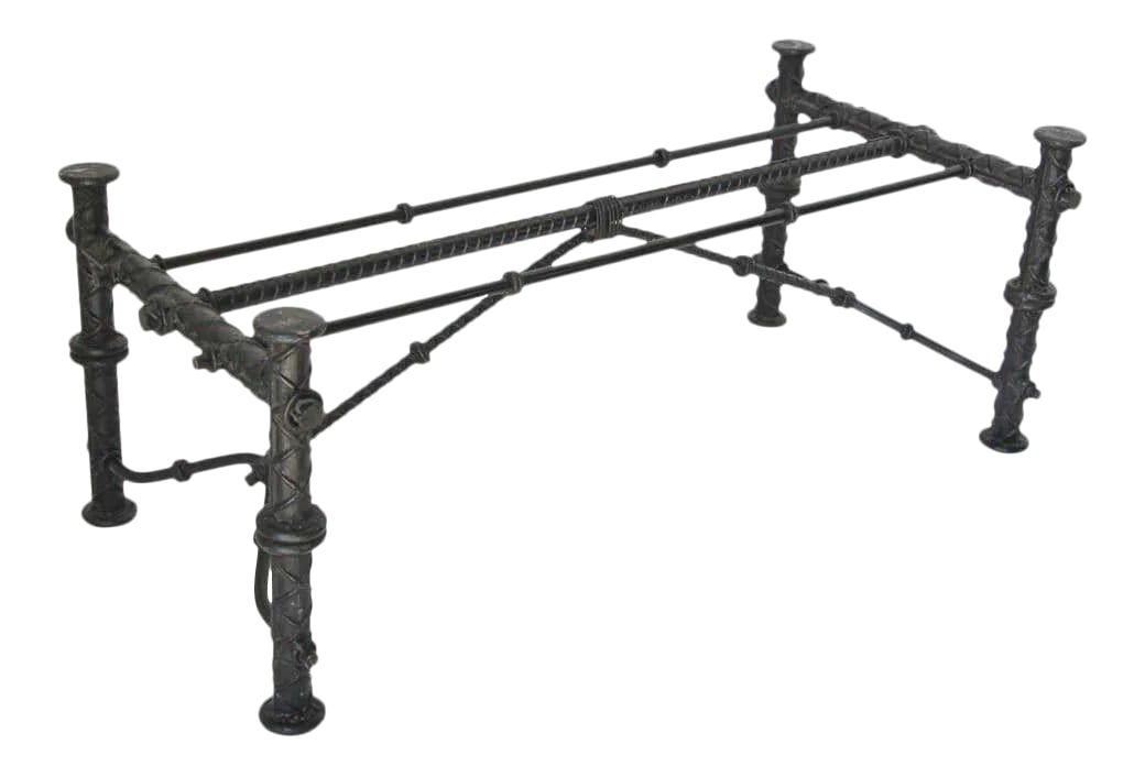 Ilana Goor Style Iron Brutalist Table Base (1 of 13)