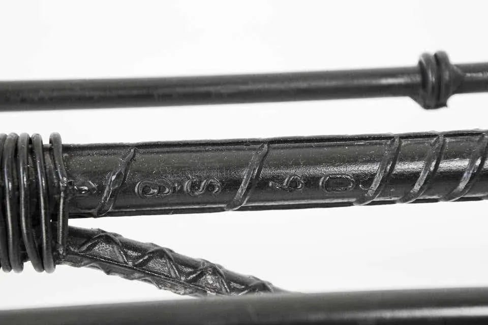 Ilana Goor Style Iron Brutalist Table Base - 2