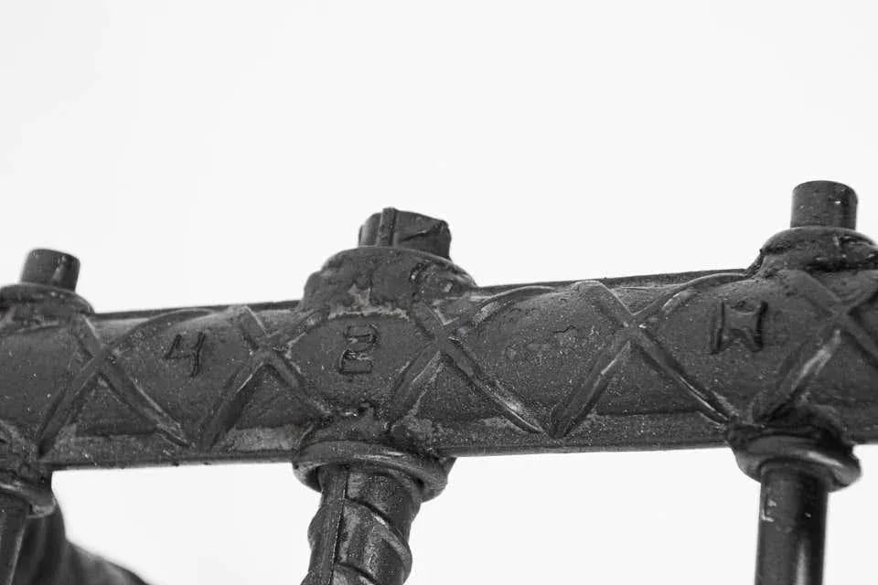 Ilana Goor Style Iron Brutalist Table Base - 4