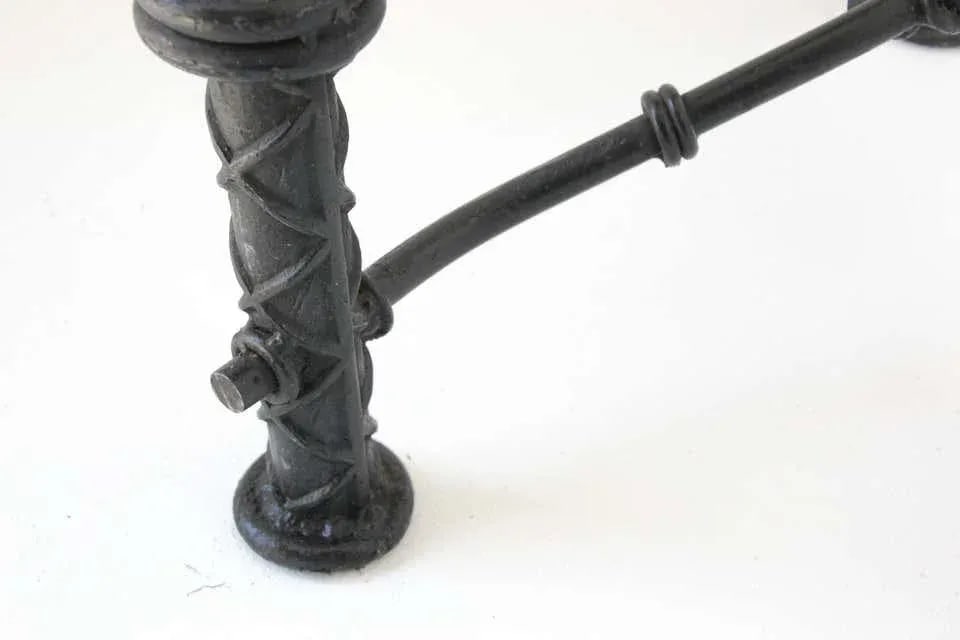 Ilana Goor Style Iron Brutalist Table Base - 9