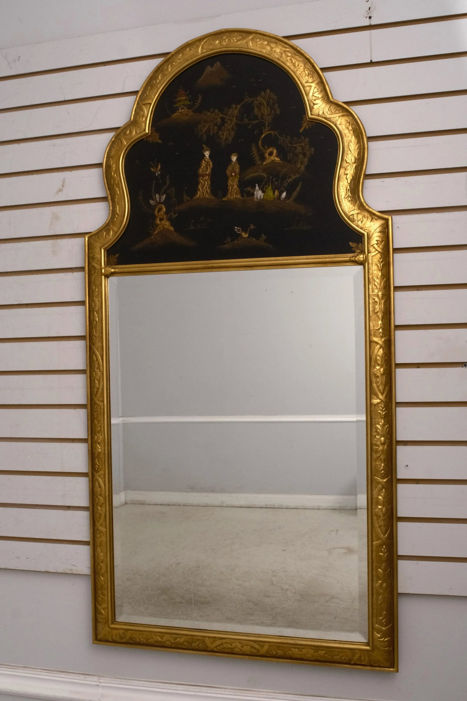 Friedman Brothers Chinoiserie Gold Finish Mirror - 2