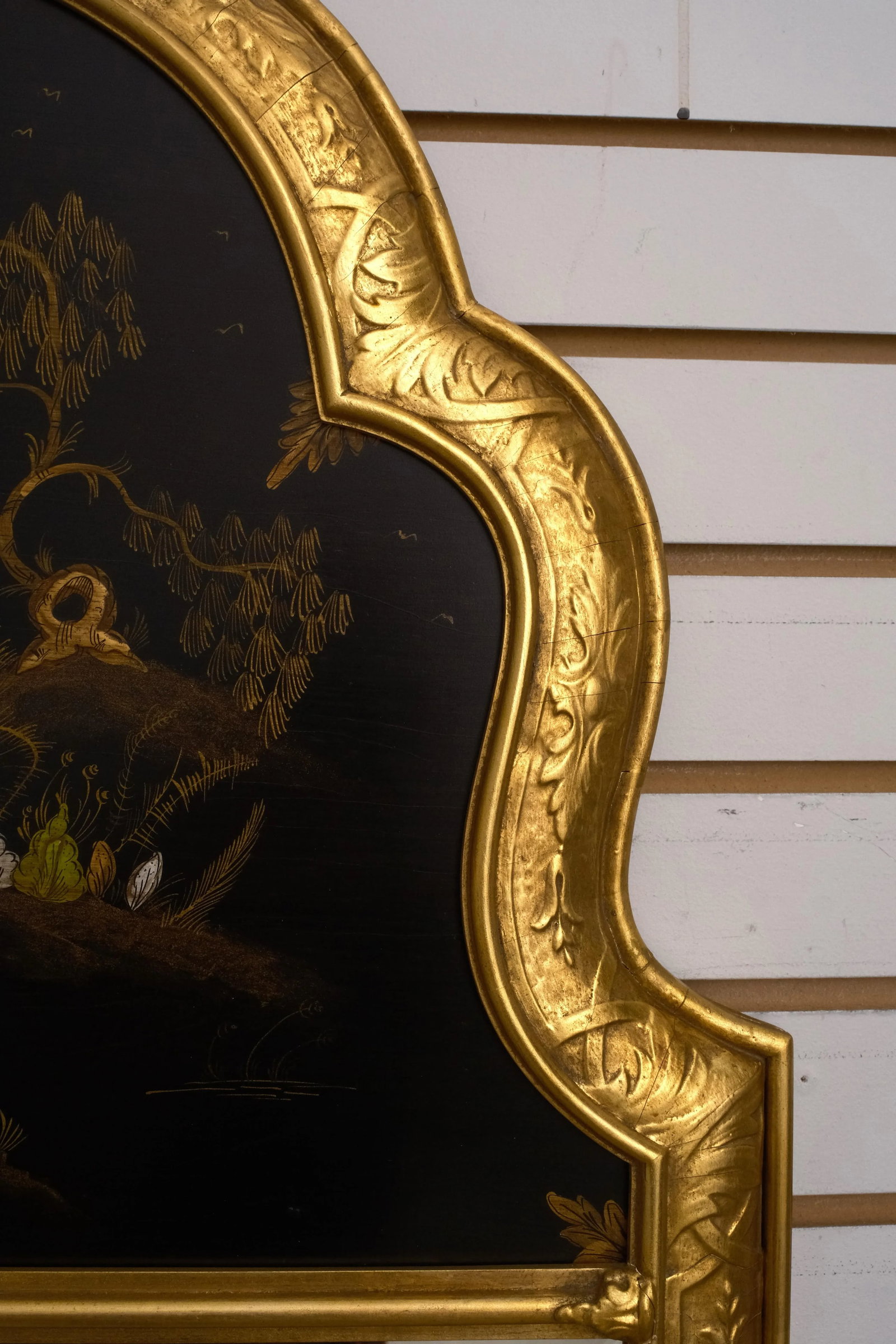 Friedman Brothers Chinoiserie Gold Finish Mirror - 8