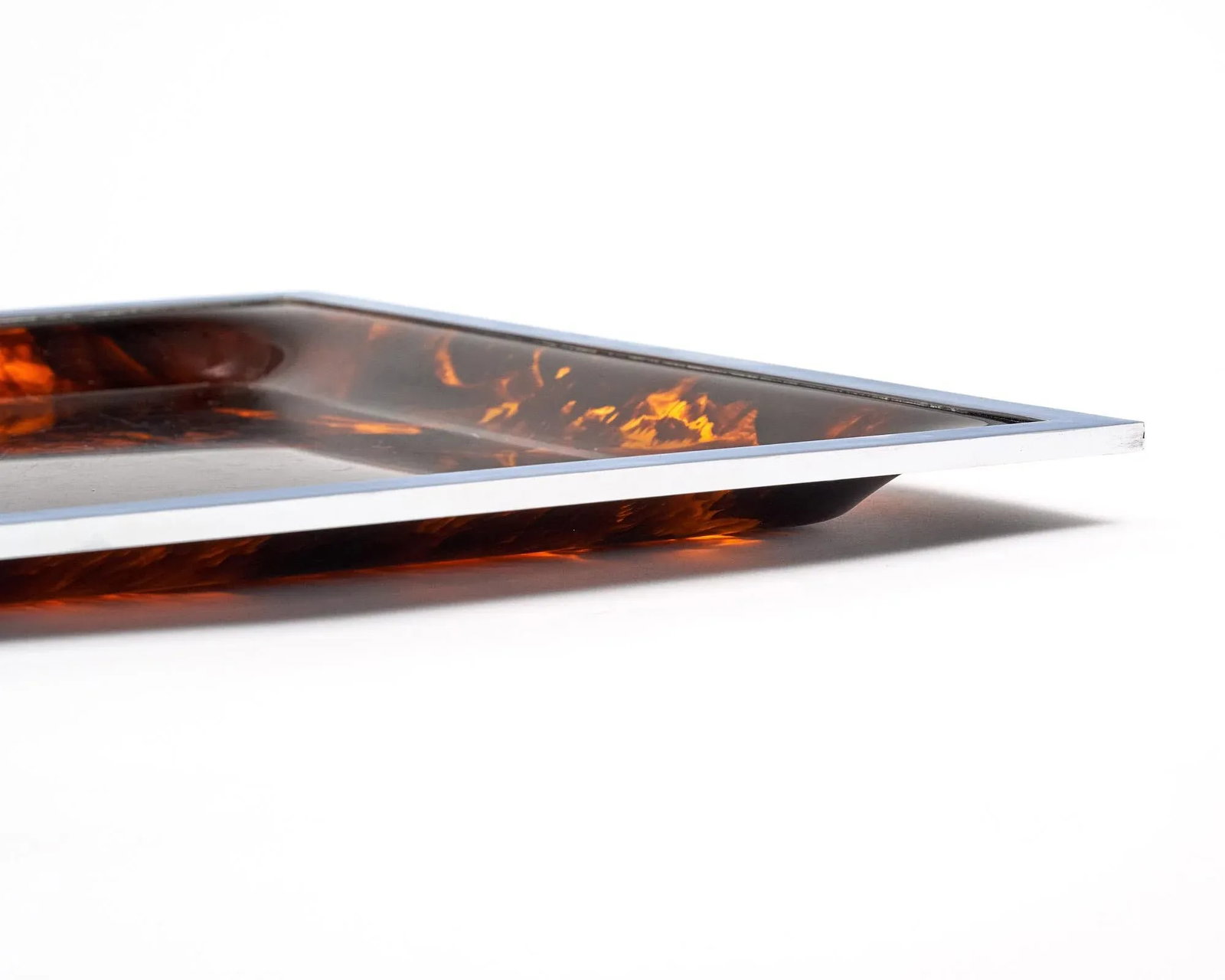 French Lucite and Chrome Vintage Tray - 4