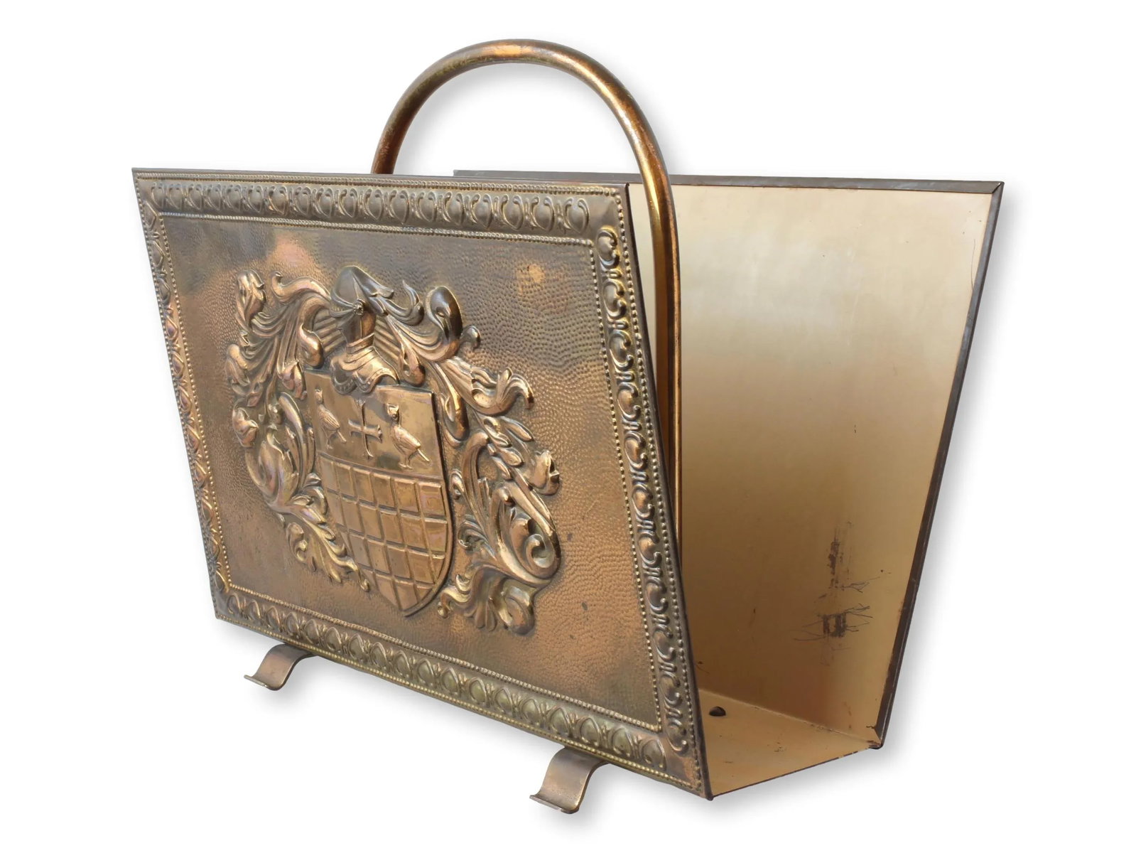 1930s French Coat of Arms Magazine Rack - 3