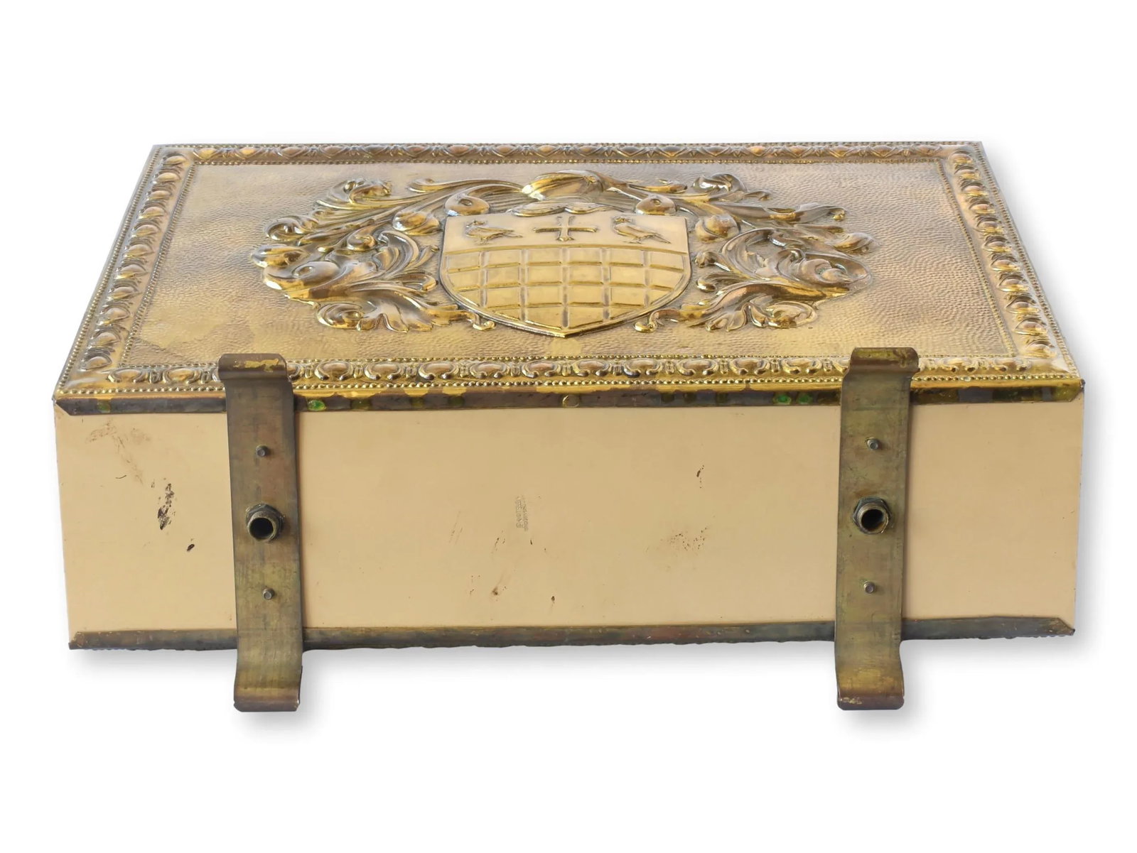 1930s French Coat of Arms Magazine Rack - 4