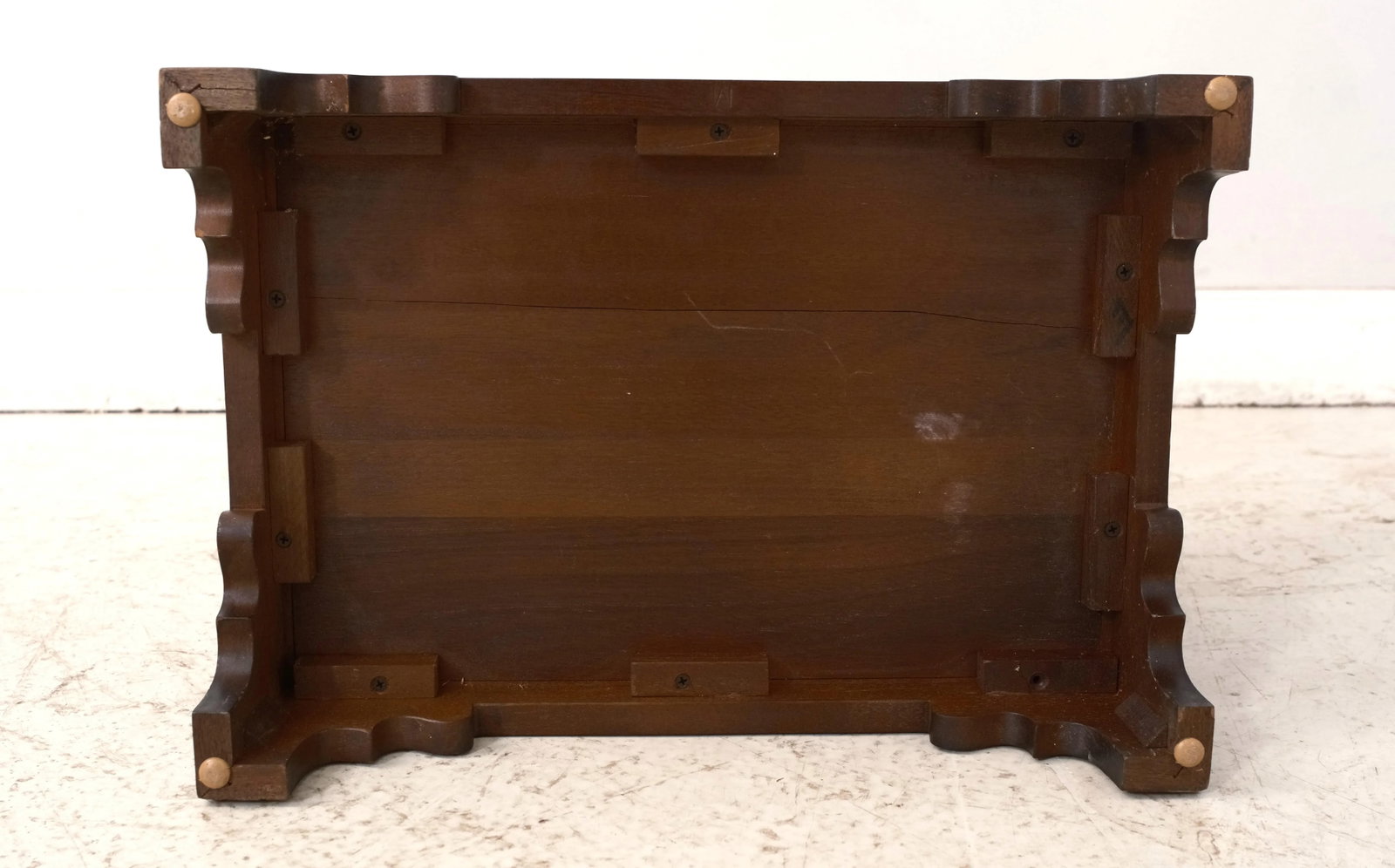 Chippendale Mahogany Magazine Rack - 10
