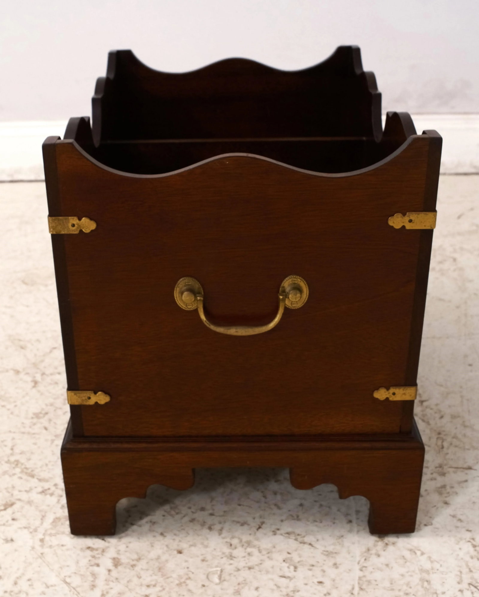 Chippendale Mahogany Magazine Rack - 3