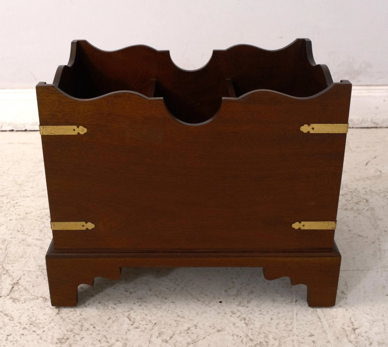 Chippendale Mahogany Magazine Rack - 4