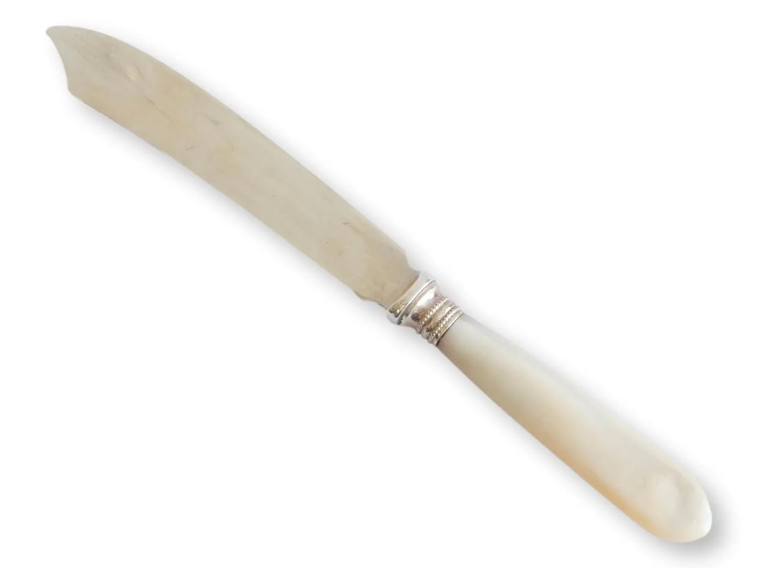 Walker & Hall Sterling & Pearl Dessert / Fruit Knives - 3