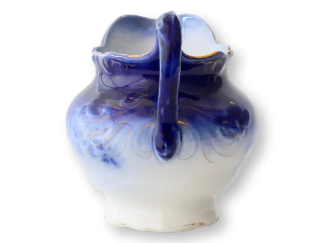 Large Antique Flow Blue St. Louis Jug - 3