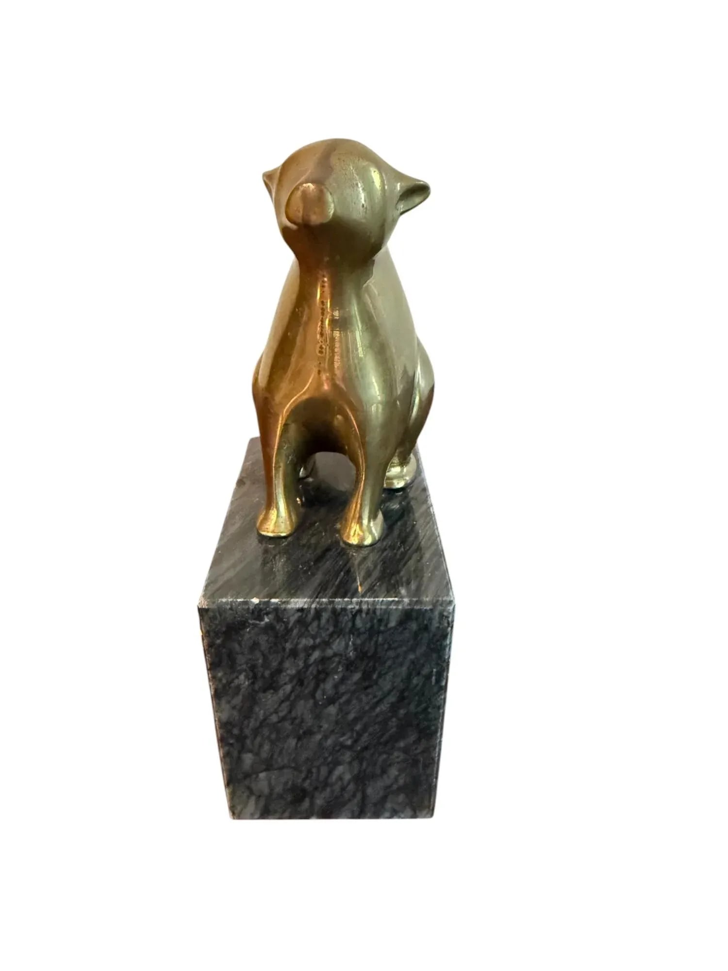 Mid 20th Century Brass Bear Bookend - 2