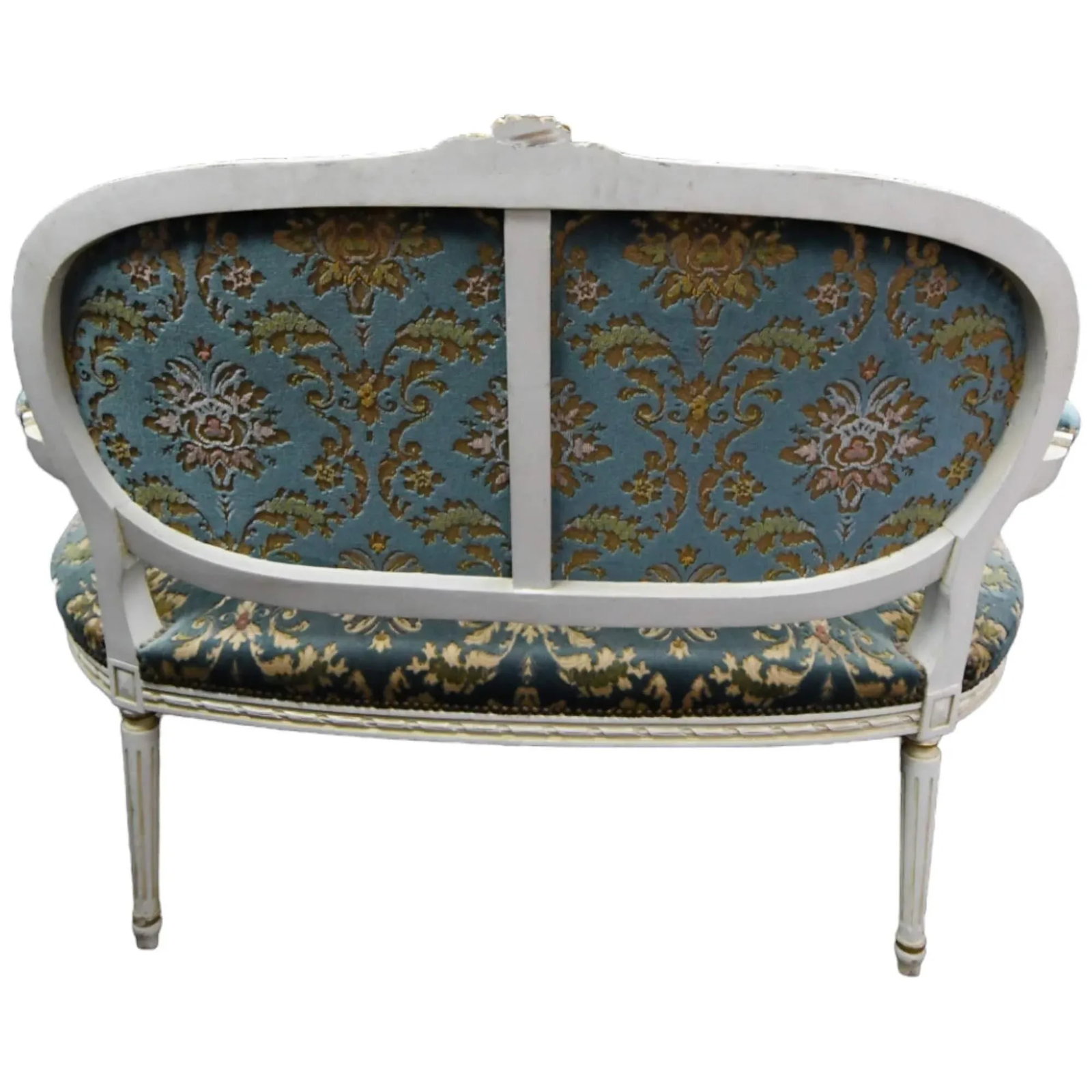 Mid 20th Century French Louis XVI Carved Settee - 4