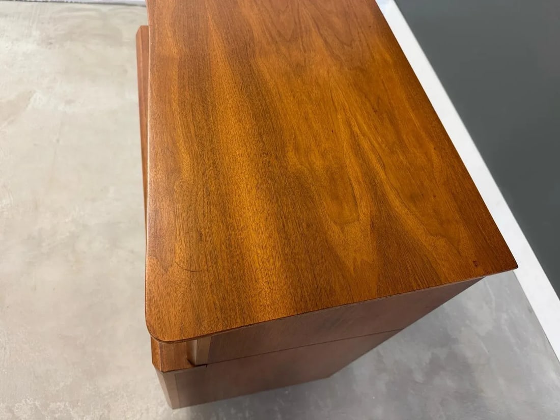 1960s Kent Coffey Foreteller Walnut Tall Dresser - 5