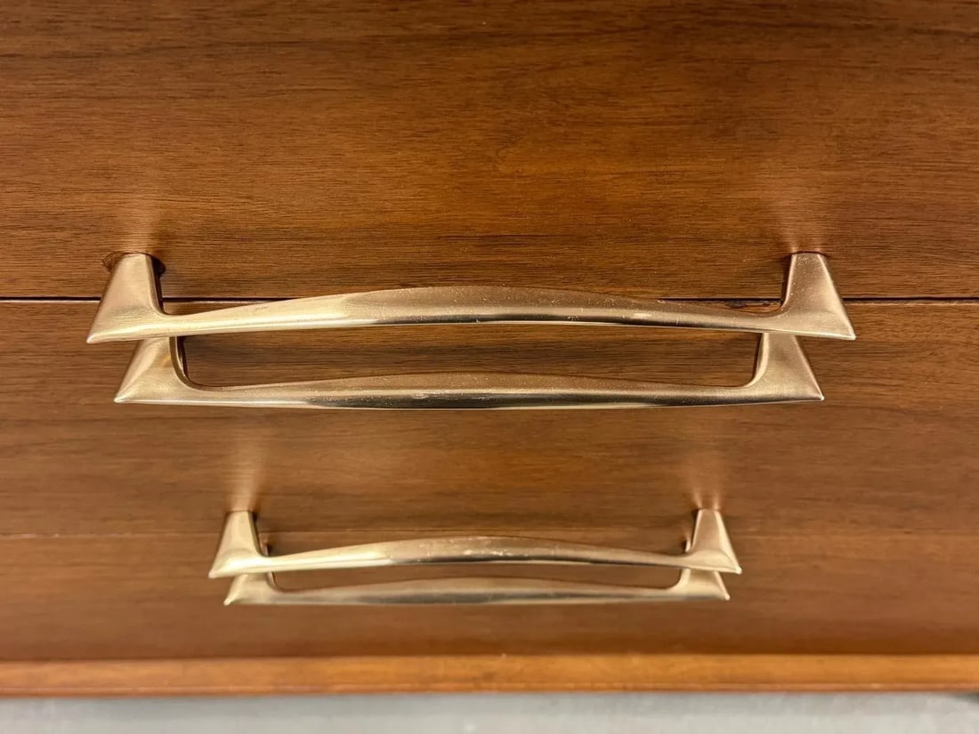 1960s Kent Coffey Foreteller Walnut Tall Dresser - 9