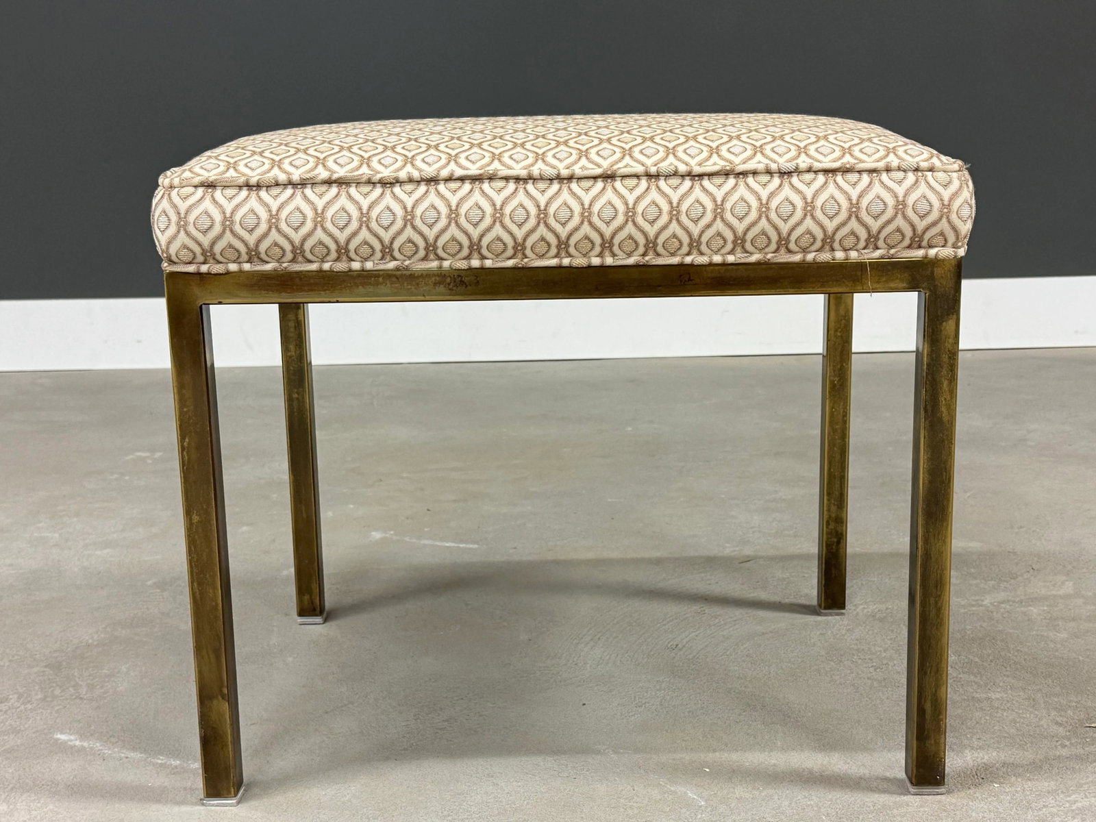 Mastercraft Brass Bench Stool - 3