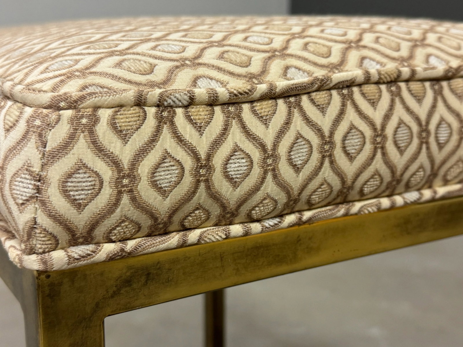 Mastercraft Brass Bench Stool - 4