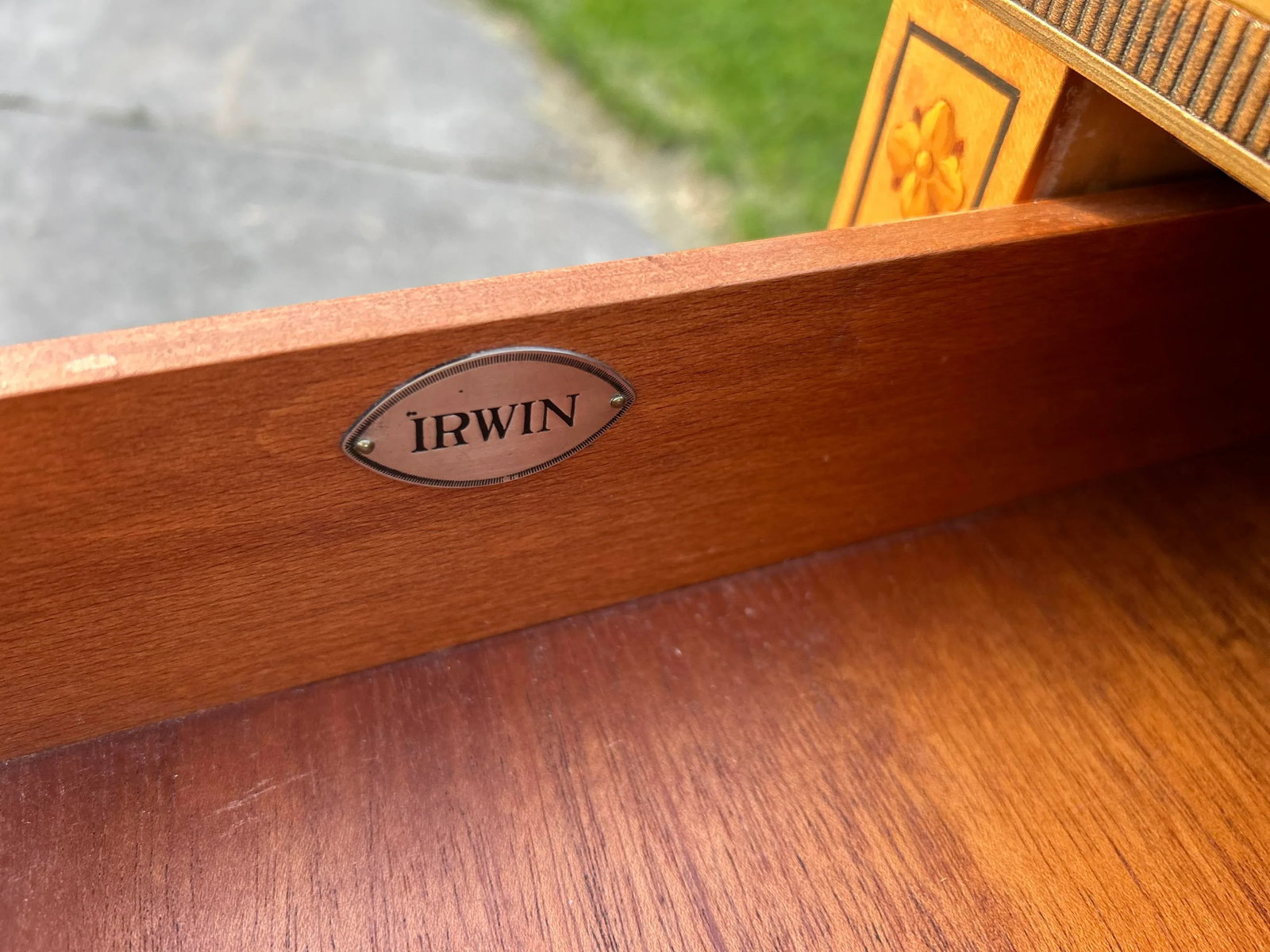 Antique Federal Style Writing Desk - Irwin Furniture Grand Rapids Vintage - 8