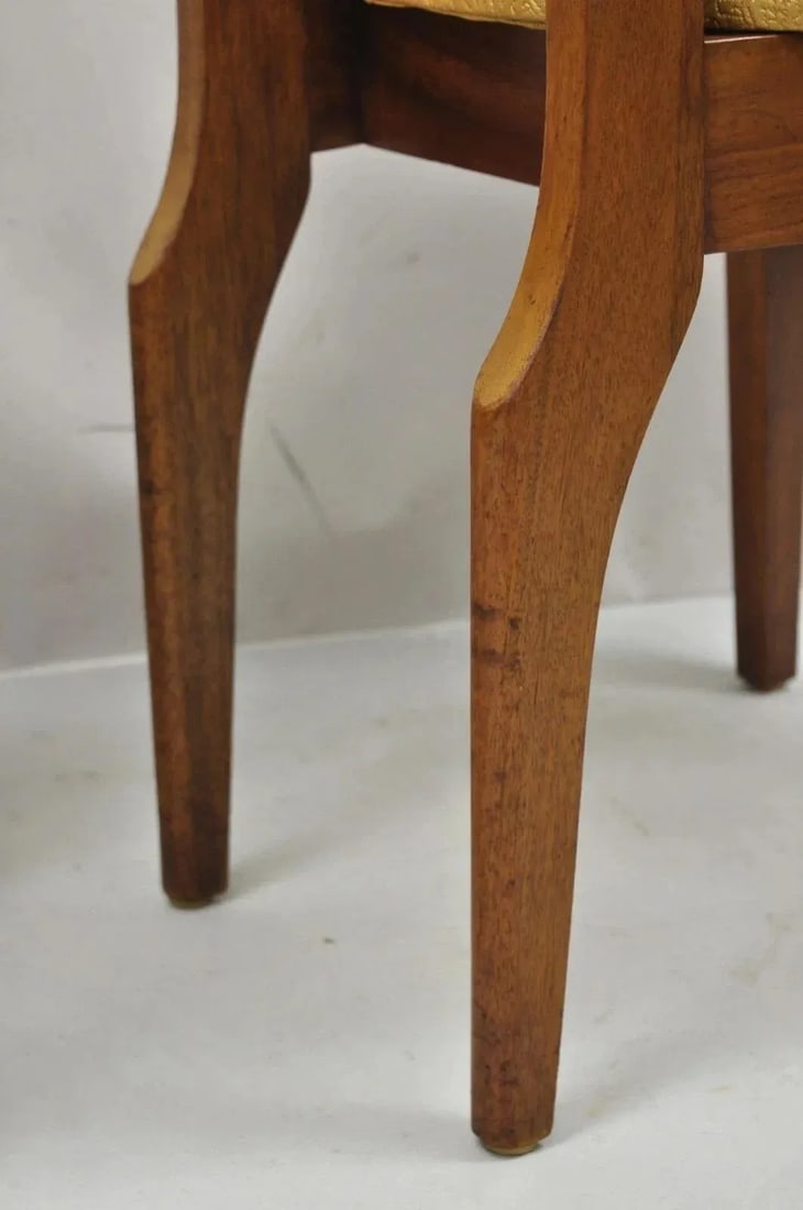Mid 20th Century Vintage John Van Koert Style Drexel "Counterpoint" Cherry Dining Side Chair - A Pai - 9