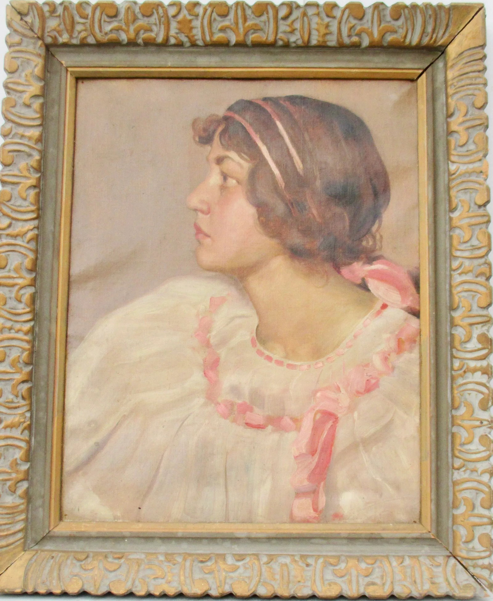 Portrait of a Young Lady in Pink and White - 9