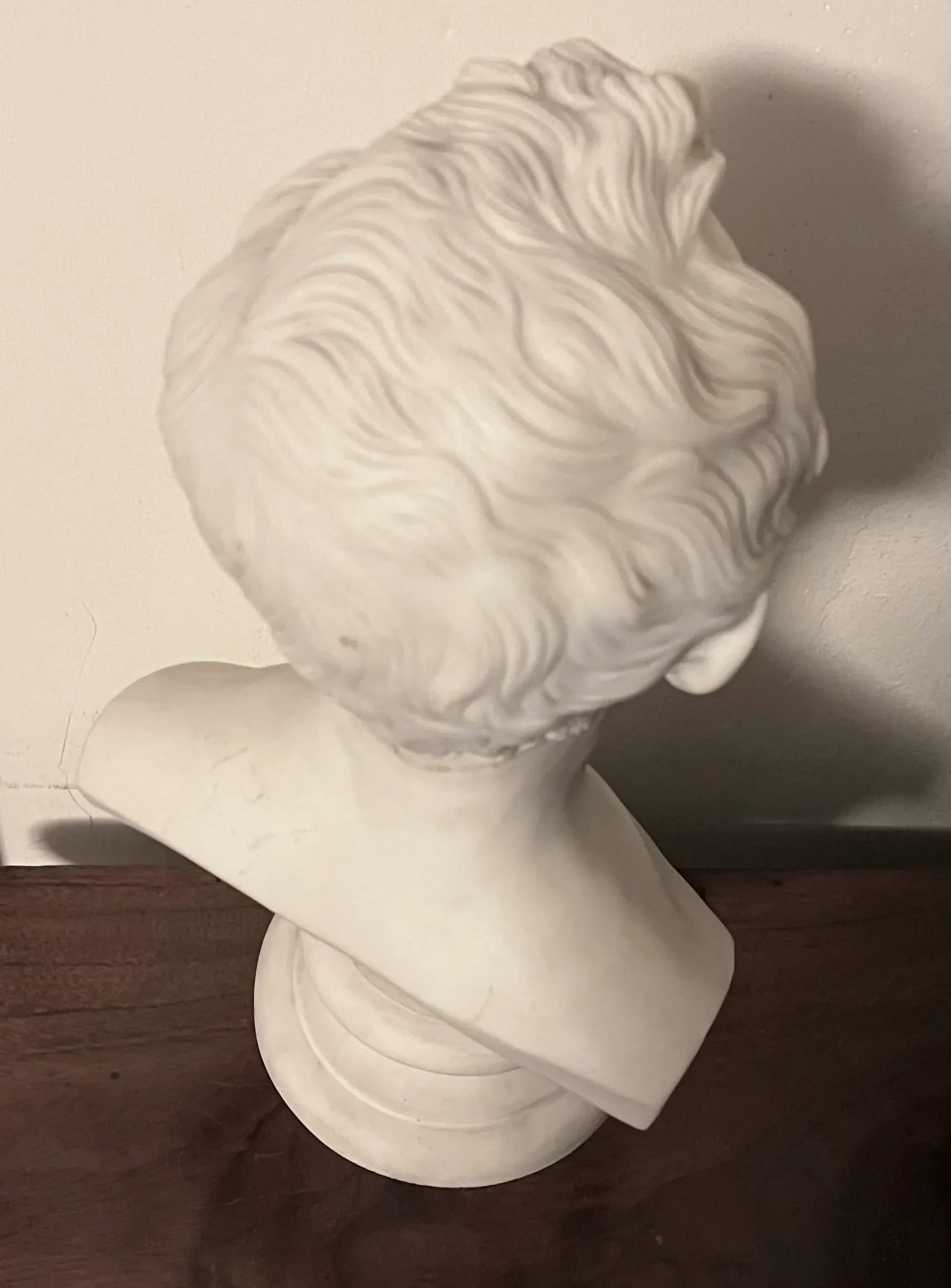 Antique 19th Century Parian Porcelain Portrait Library Bust of President Abraham Lincoln by Martin M - 8