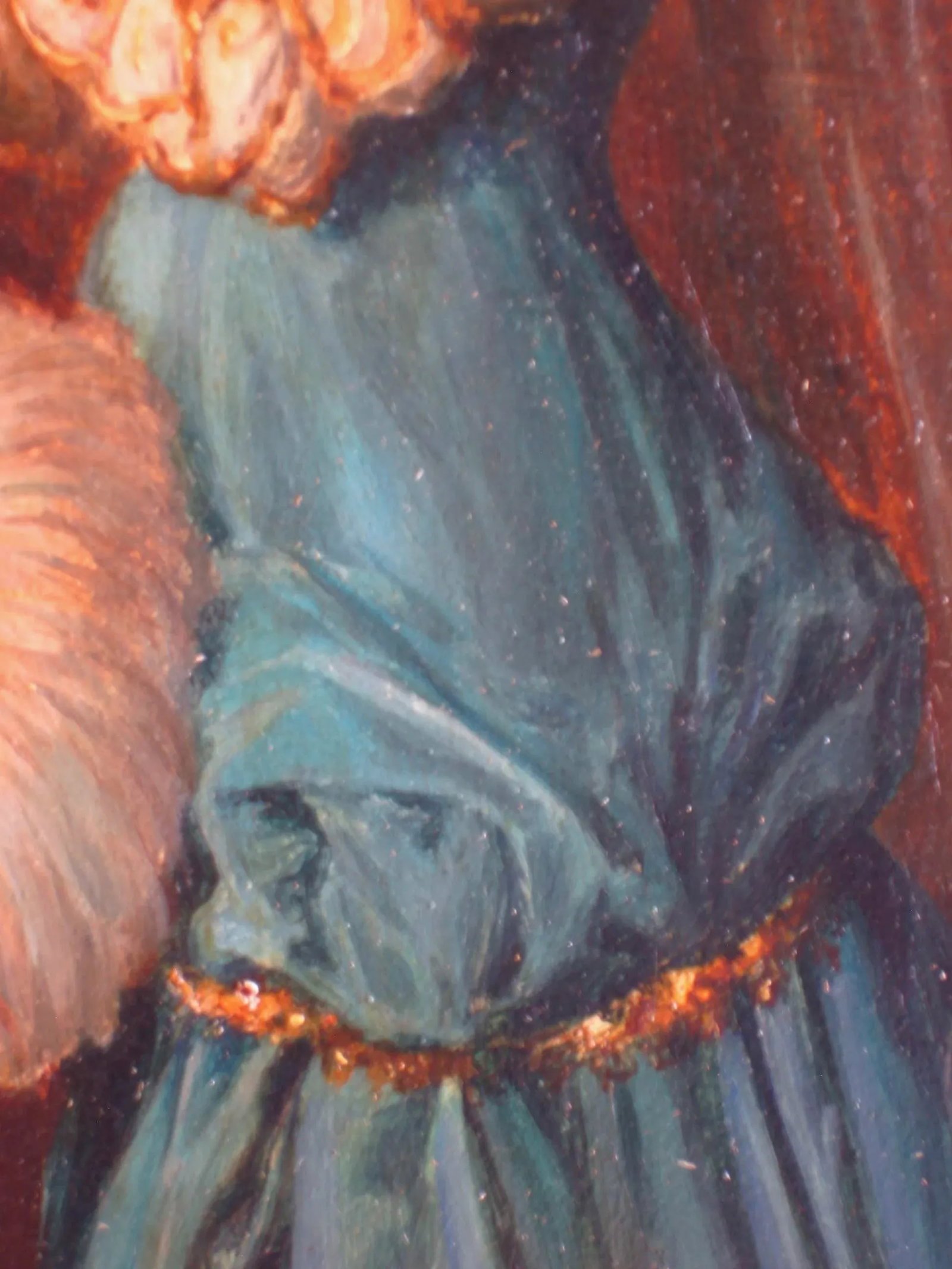 Portrait of a Lady Holding a Bird French Oil Painting Alfred Henri Darjou - 13