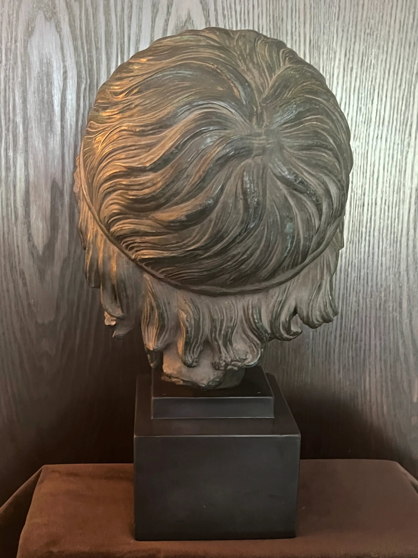 Hellenistic Bust Sophocles Bronze Reproduction 1960 - 5