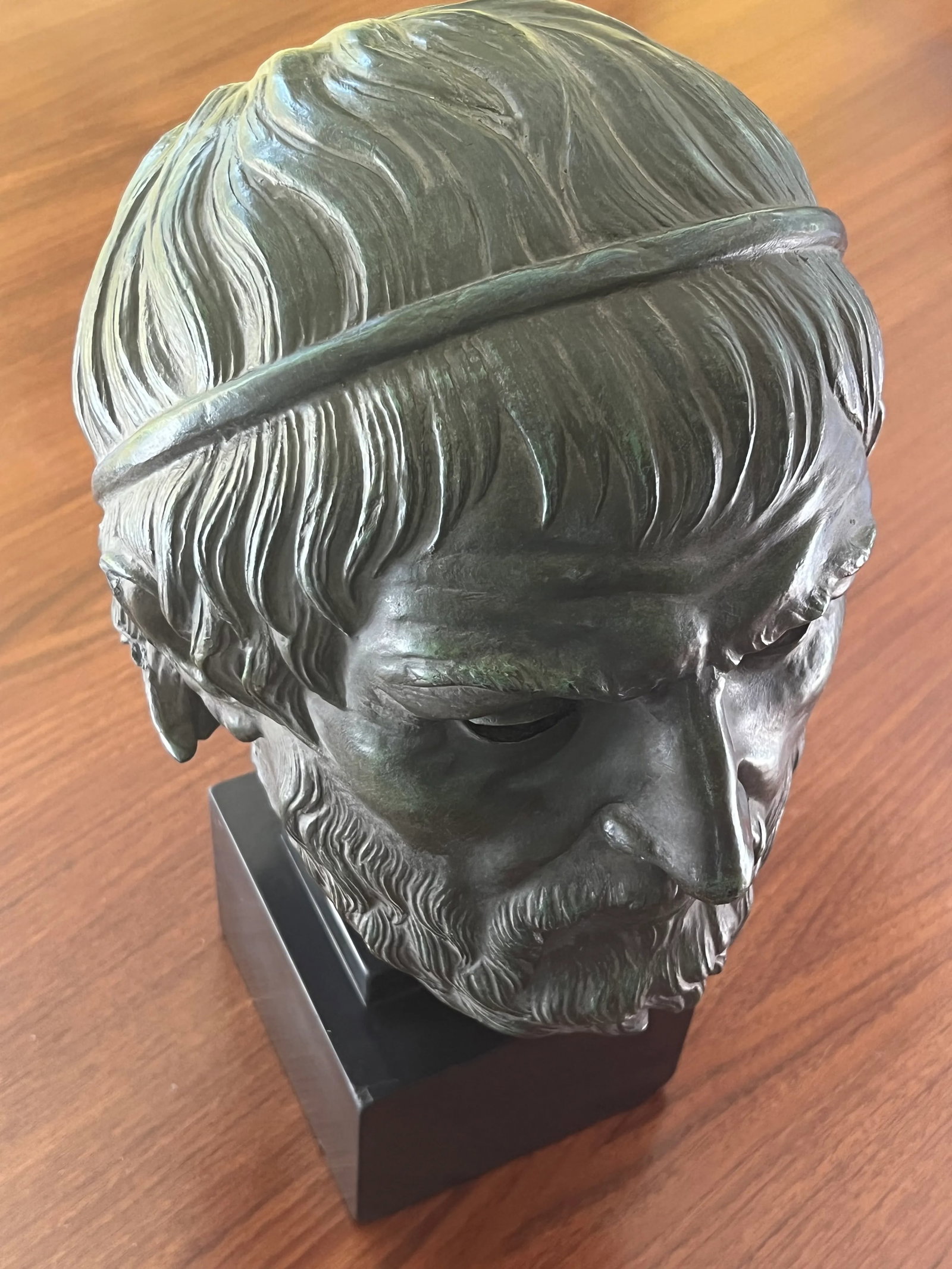 Hellenistic Bust Sophocles Bronze Reproduction 1960 - 8