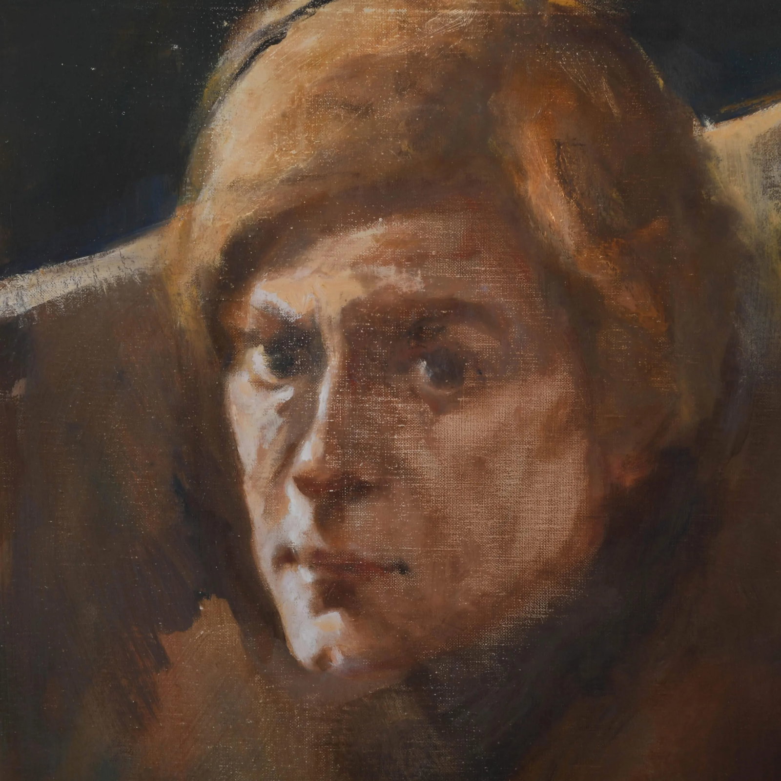 Loose Focus Portrait Oil on Canvas - 3